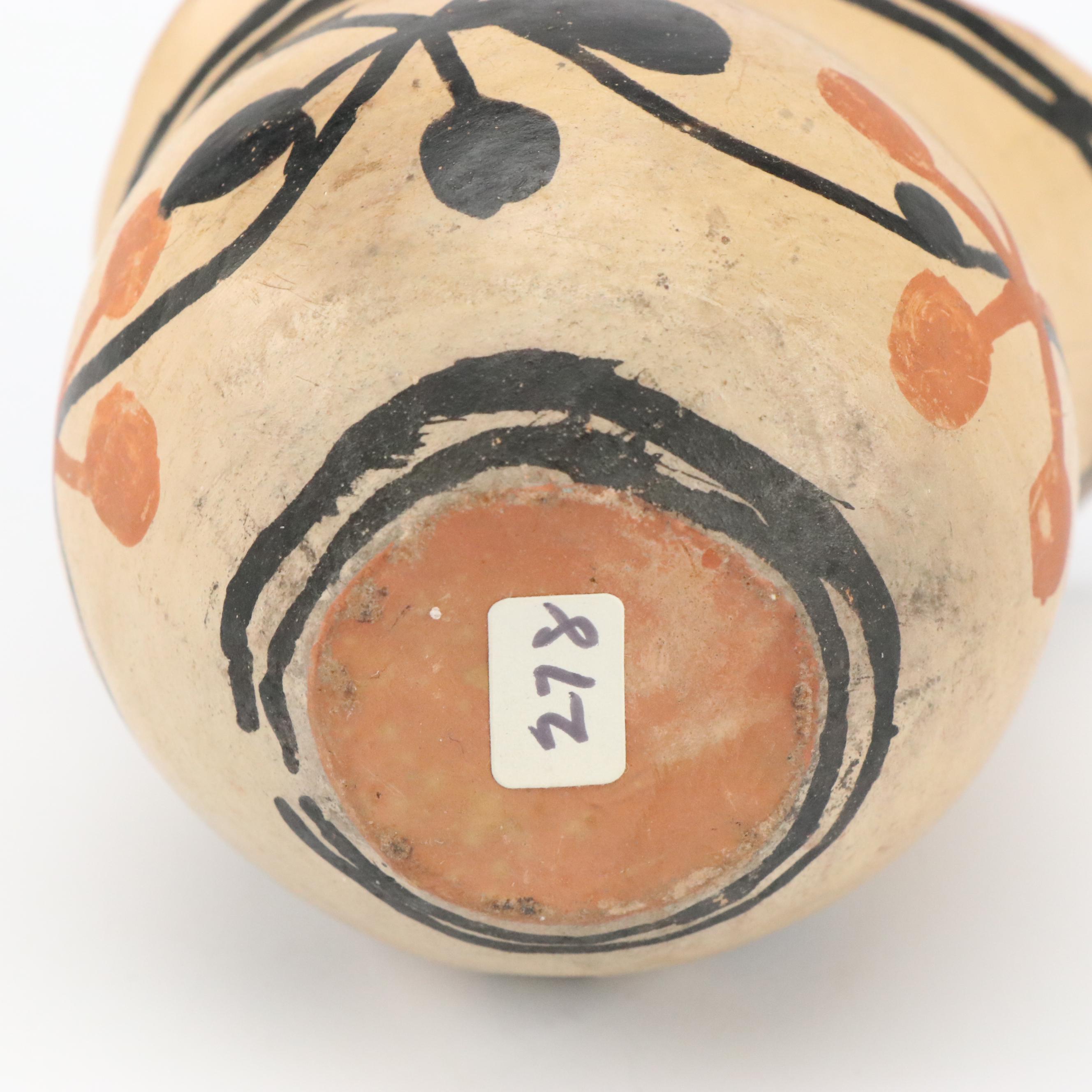 Southwestern Style Hand-Painted Ceramic Pitchers