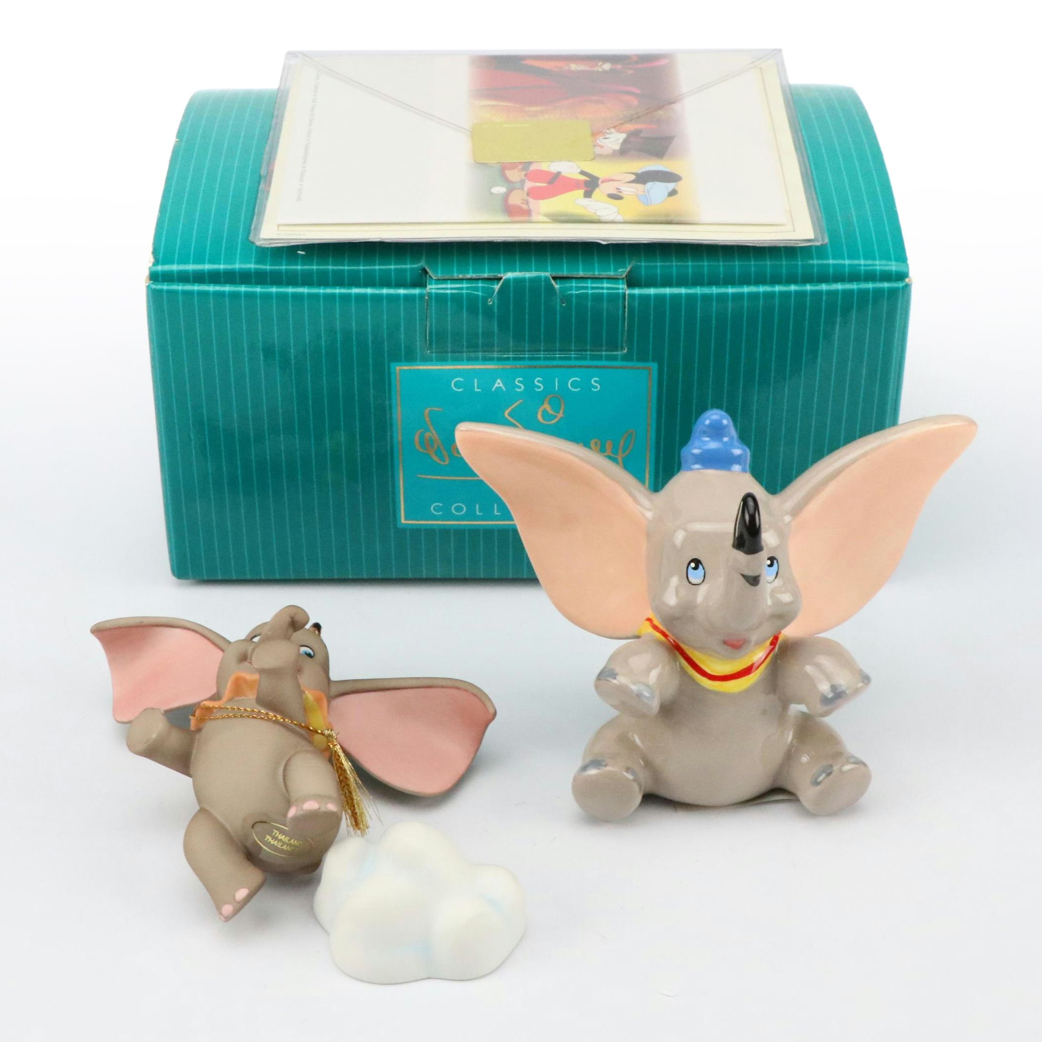 Disney "Dumbo: Dumbo and Timothy Mouse" and Other Ceramic Dumbo Figurine