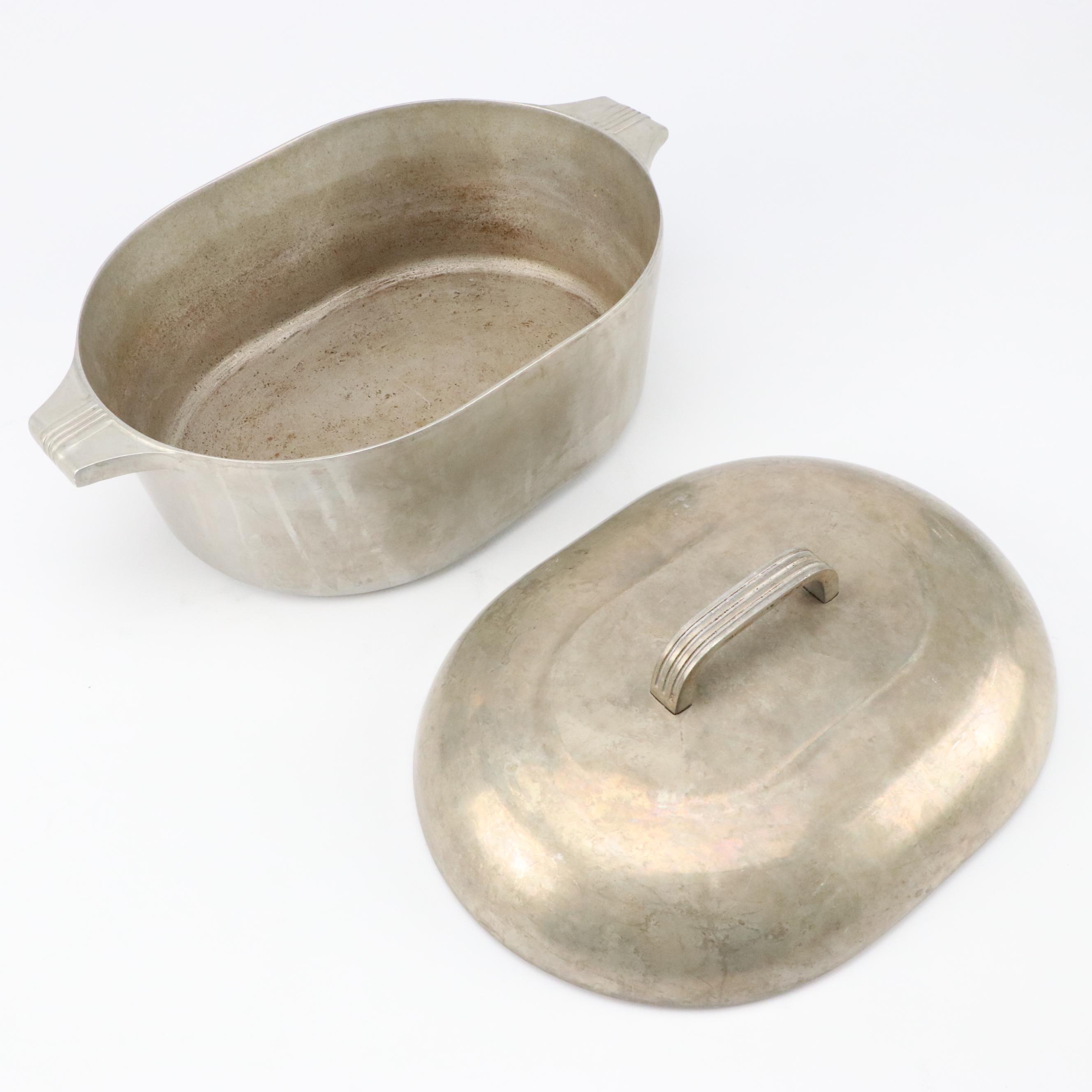 Wagner Ware and Other Aluminum Roasting Pans and Other Trivet