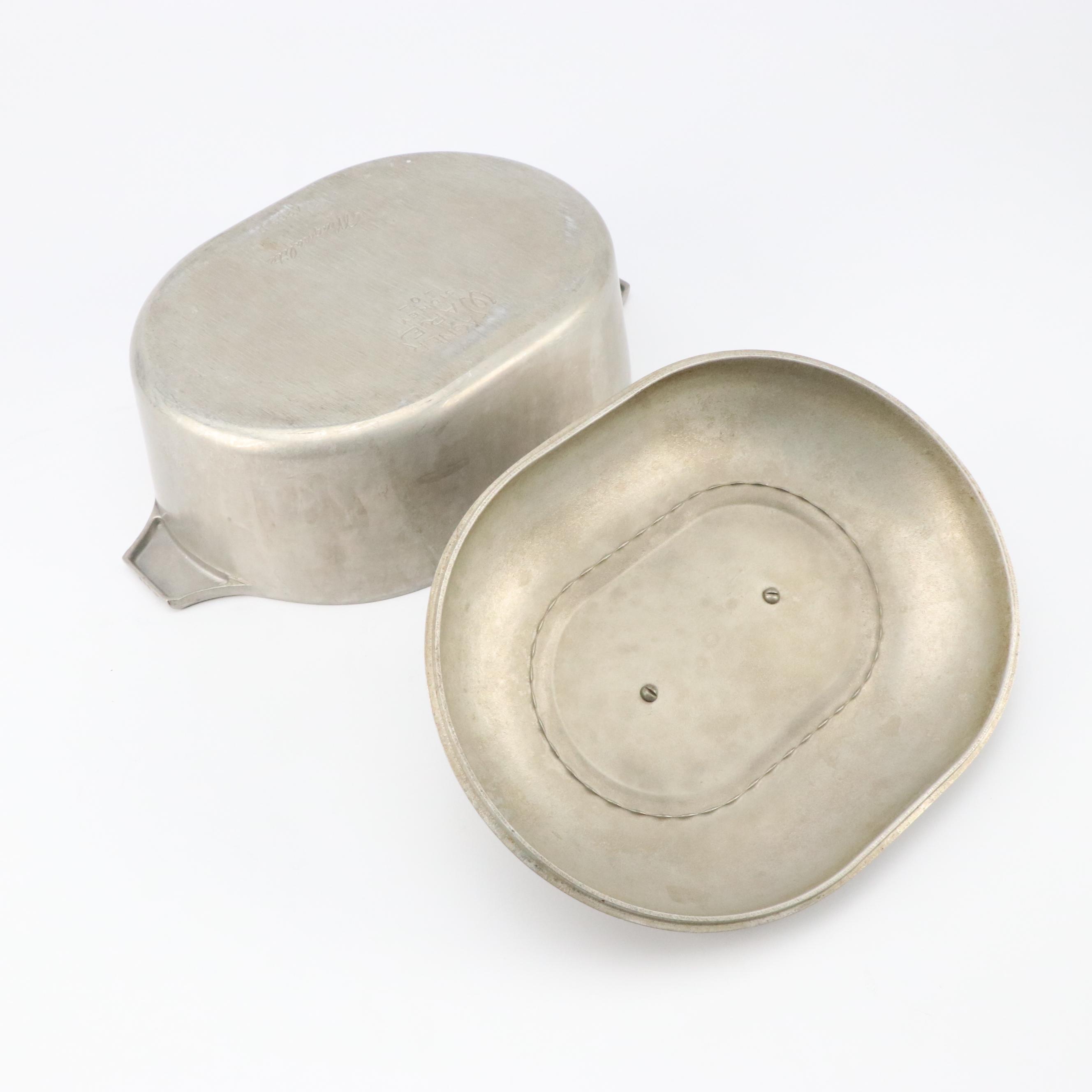 Wagner Ware and Other Aluminum Roasting Pans and Other Trivet