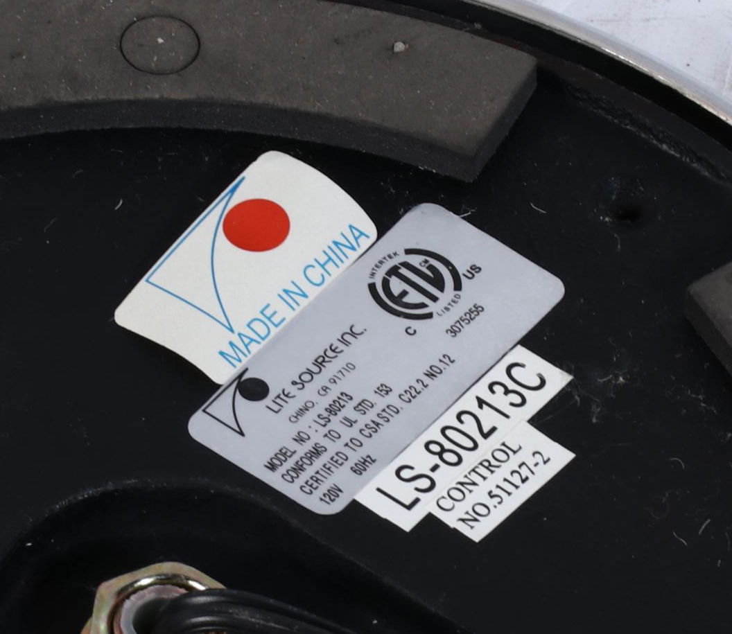 Mid Century Modern Style Lite Source Inc. Three-Orb Floor Lamp