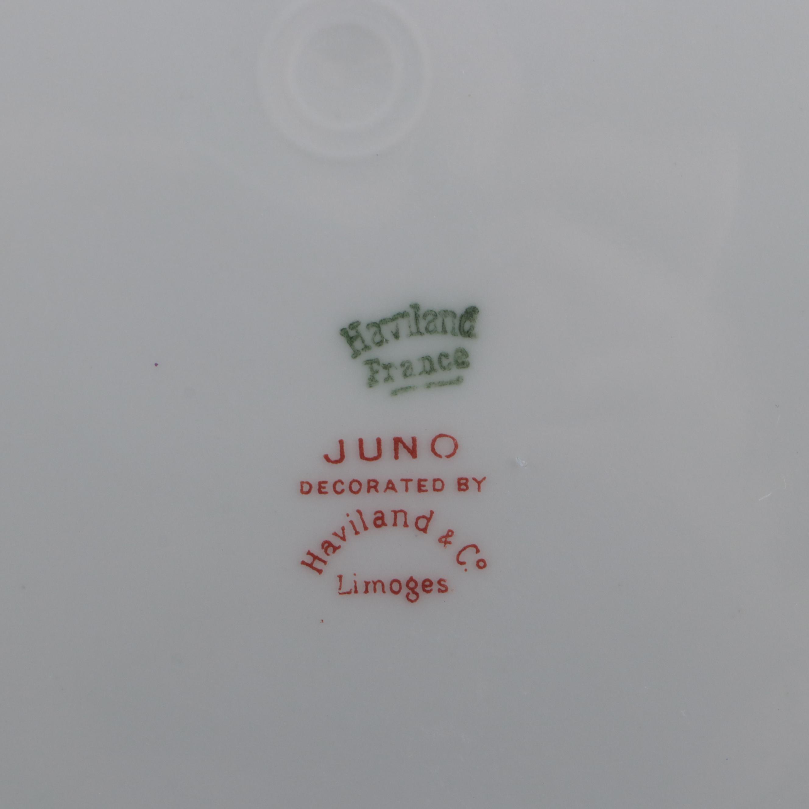 Haviland "Juno" Porcelain Dinner Plates