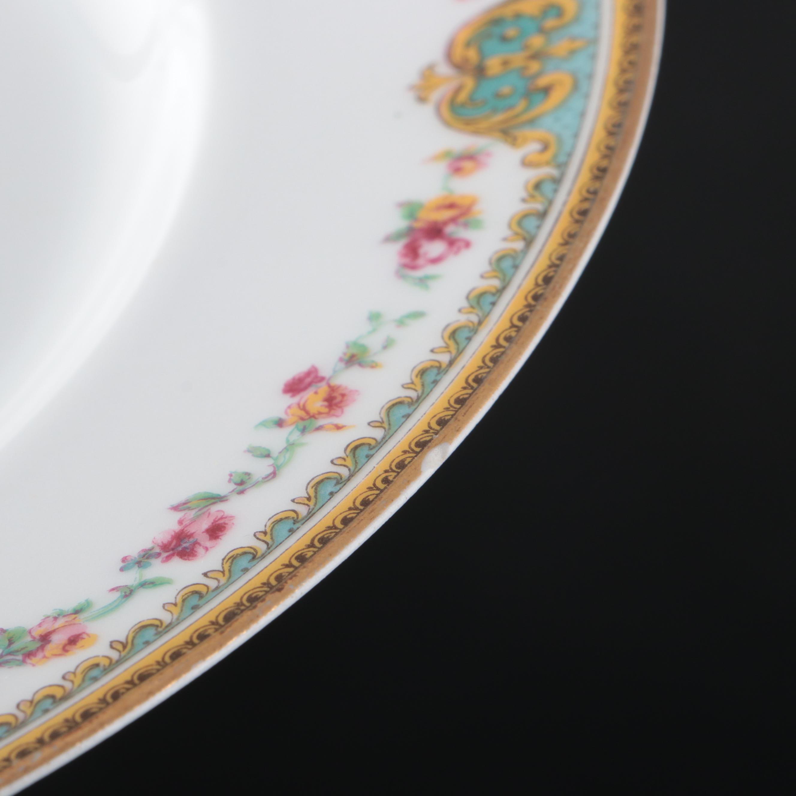 Haviland "Juno" Porcelain Dinner Plates