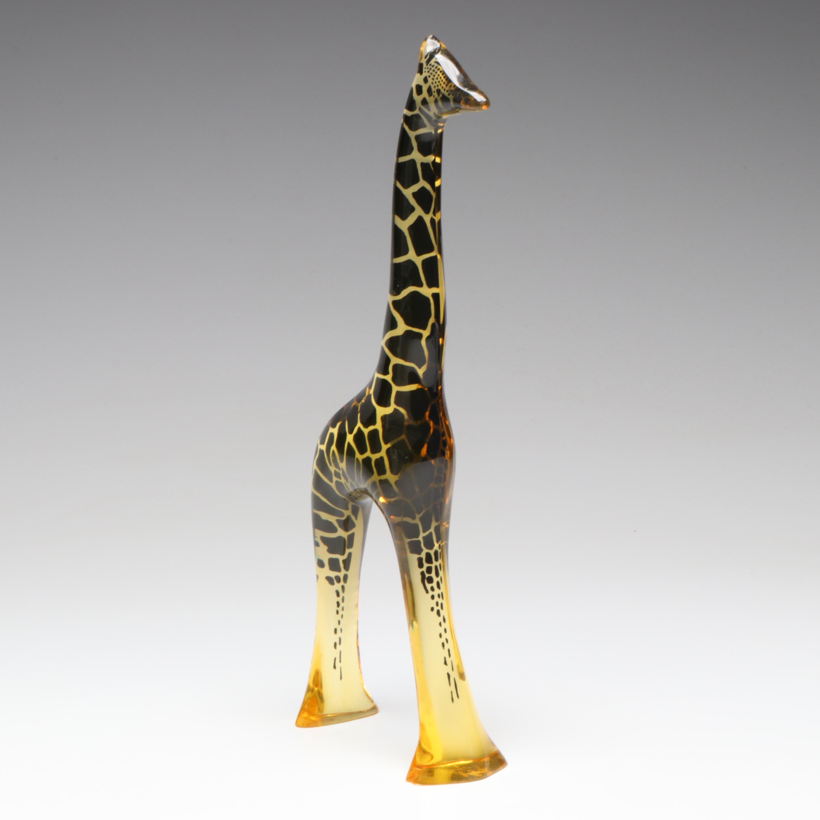 Abraham Palatnik Mid Century Modern Lucite Giraffe, Mid to Late 20th Century