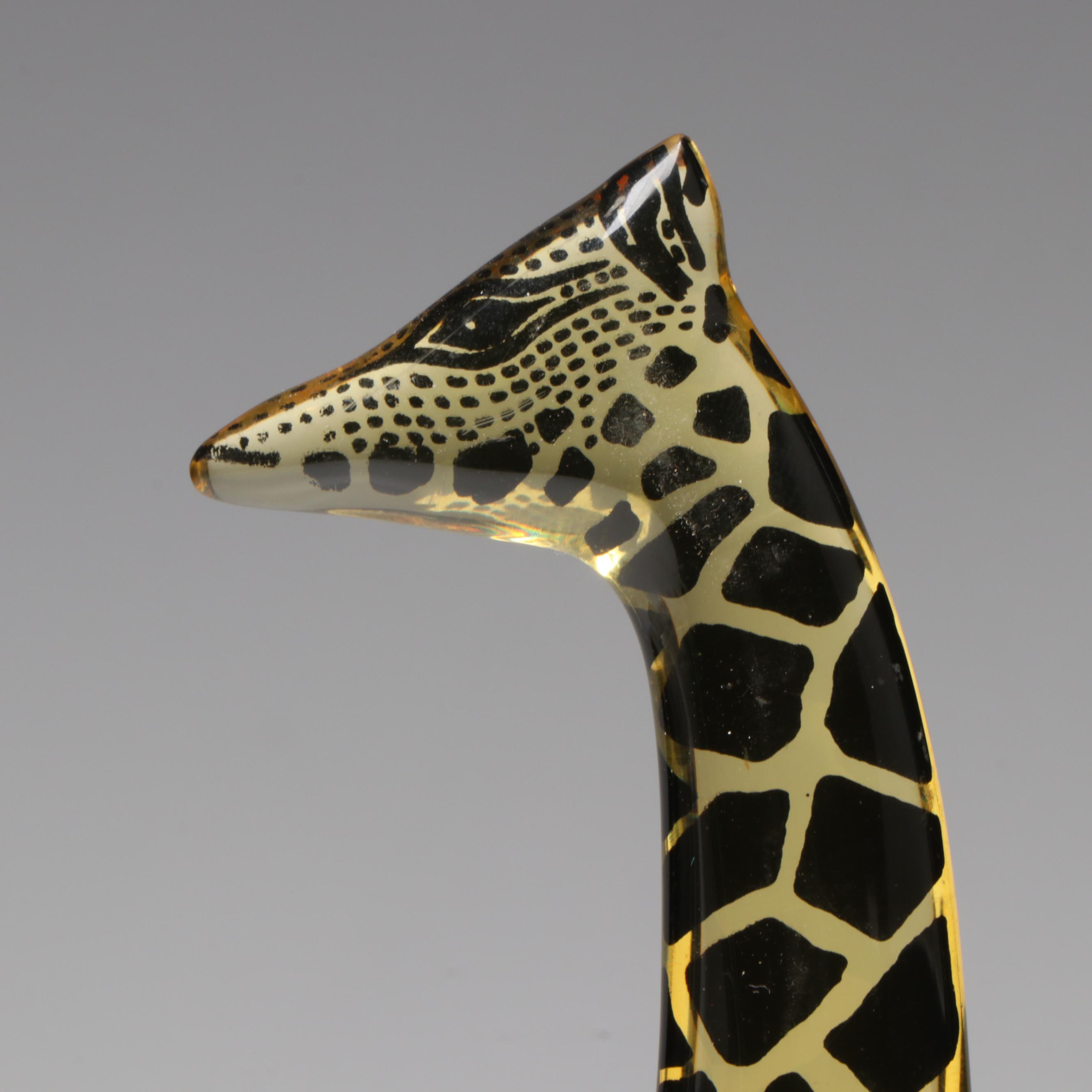 Abraham Palatnik Mid Century Modern Lucite Giraffe, Mid to Late 20th Century