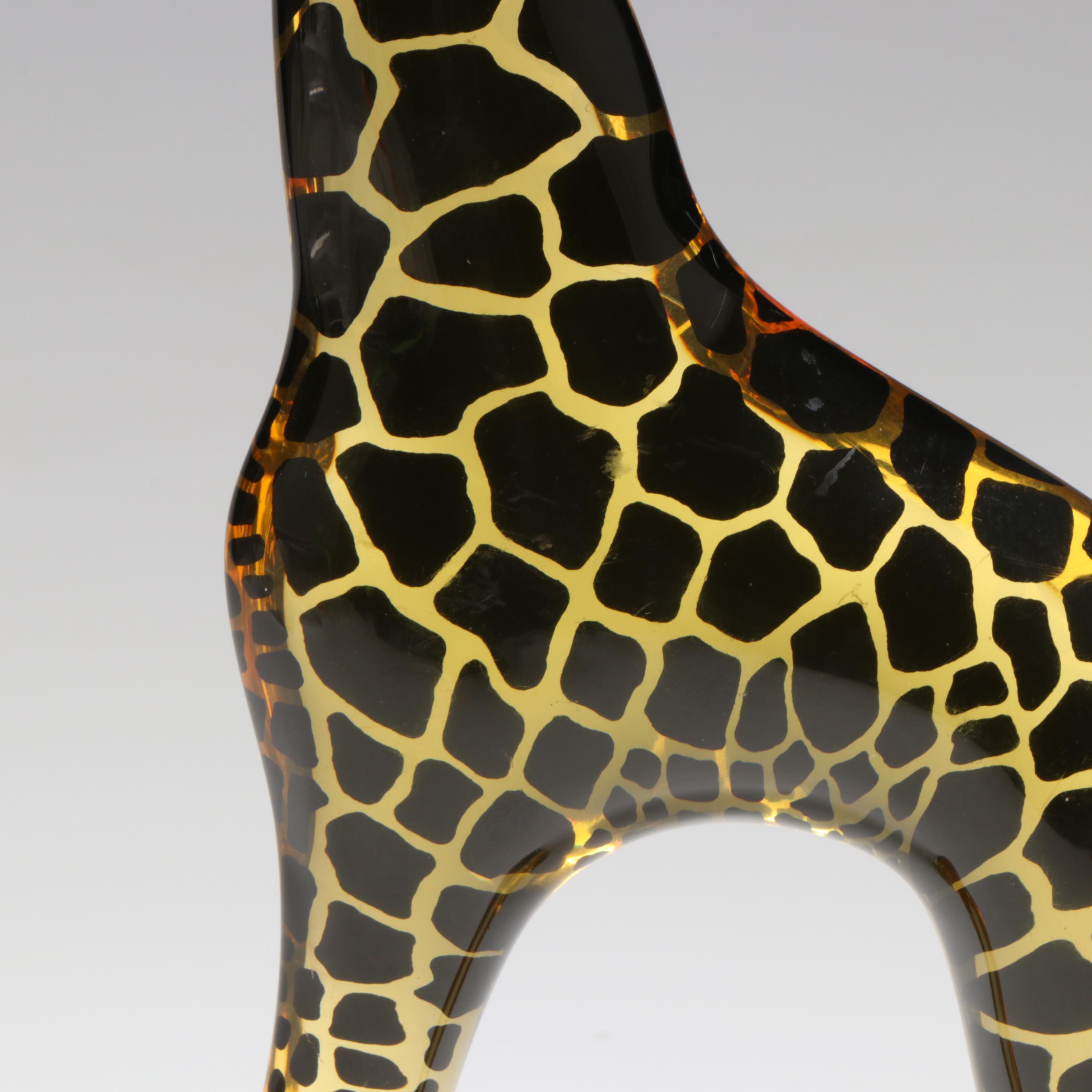 Abraham Palatnik Mid Century Modern Lucite Giraffe, Mid to Late 20th Century