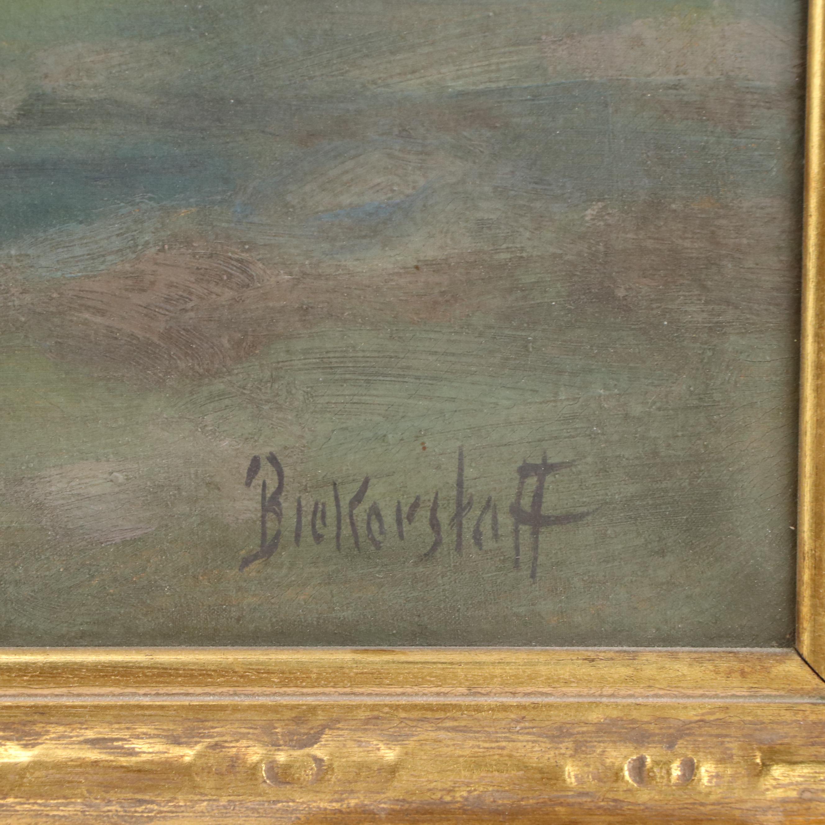 George Bickerstaff Landscape Oil Painting of Park