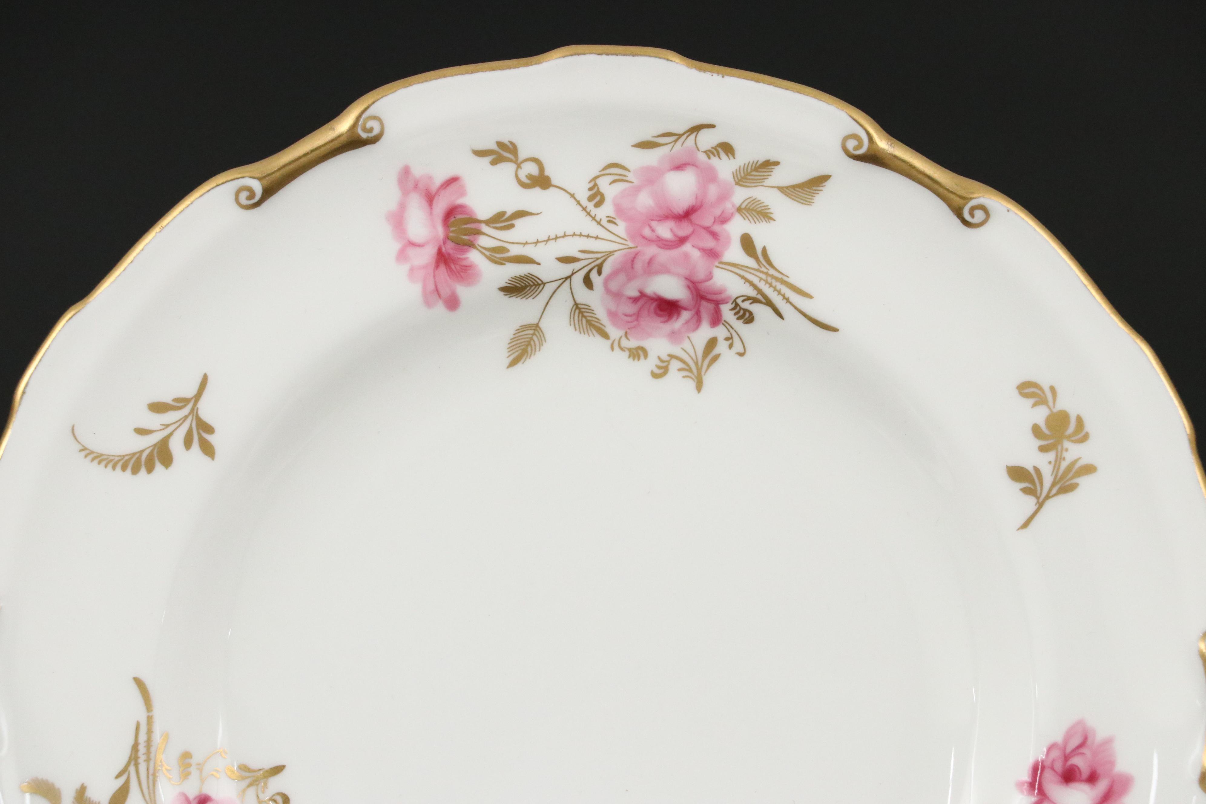 Royal Crown Derby "Royal Pinxton Roses" Porcelain Dinnerware, 1966–1969