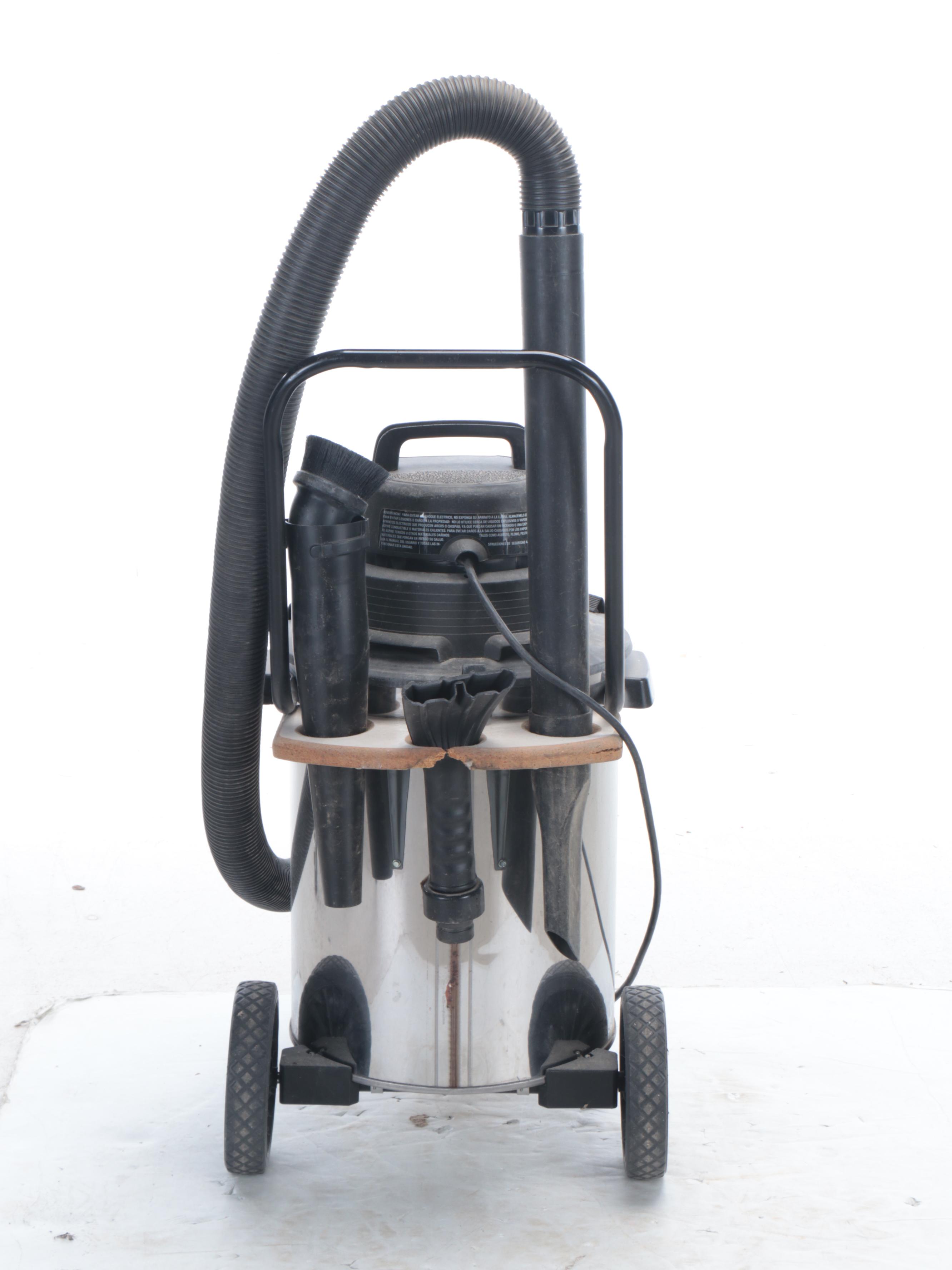 Shop-Vac Contractor Vacuum with Nozzle Set and Craftsman Bench Top Grinder