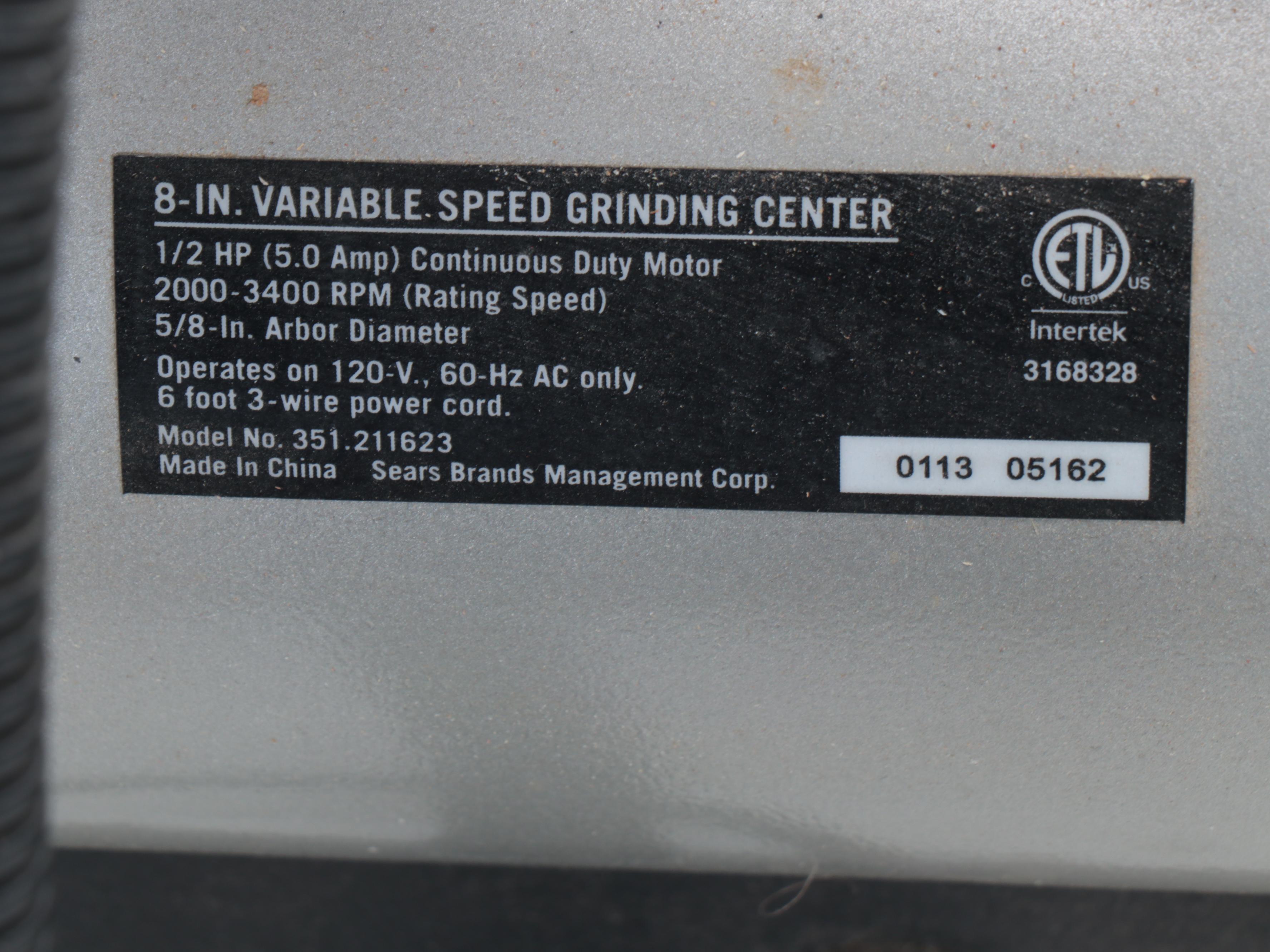 Shop-Vac Contractor Vacuum with Nozzle Set and Craftsman Bench Top Grinder