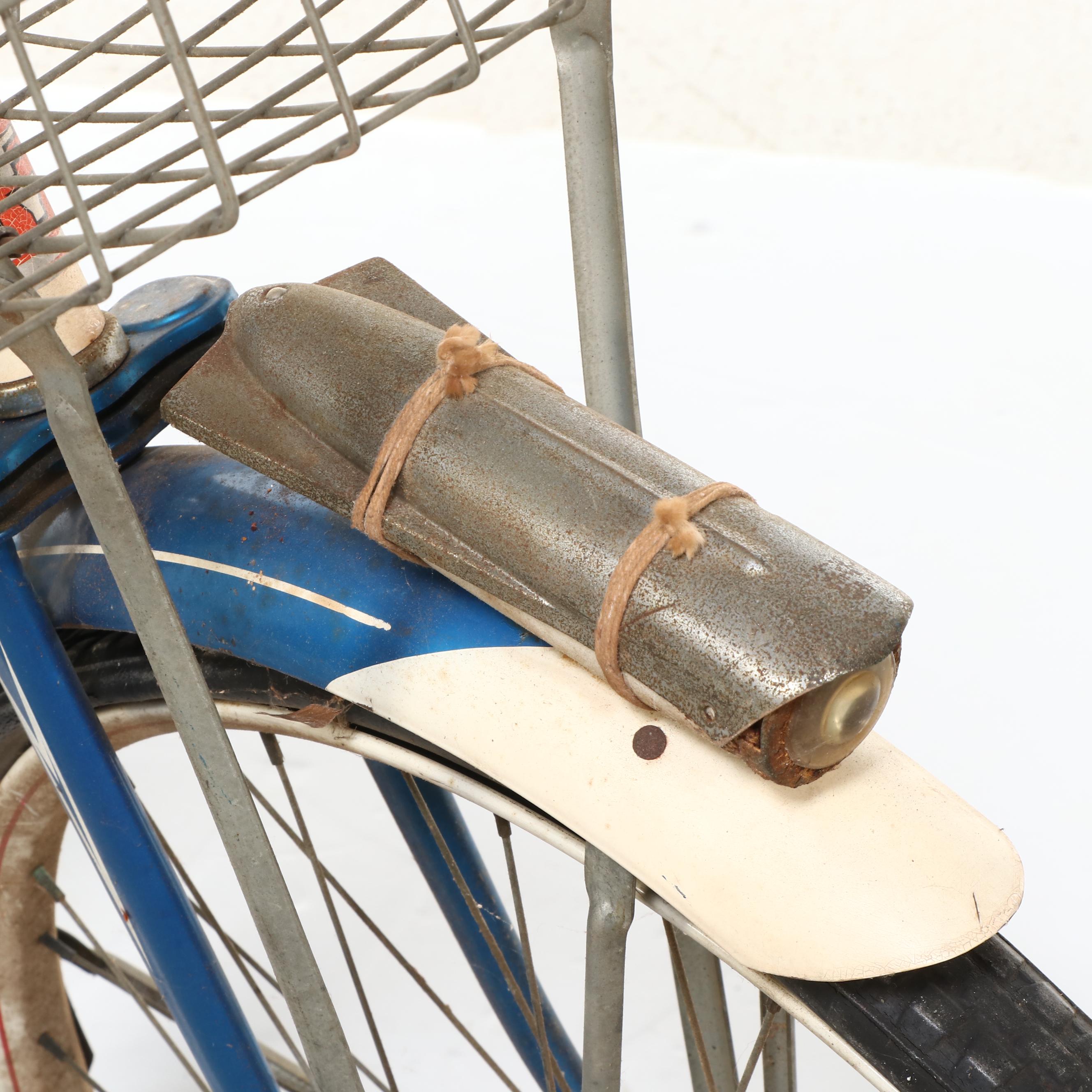 Huffy Bel-Air Tank Bicycle, Mid-20th C.