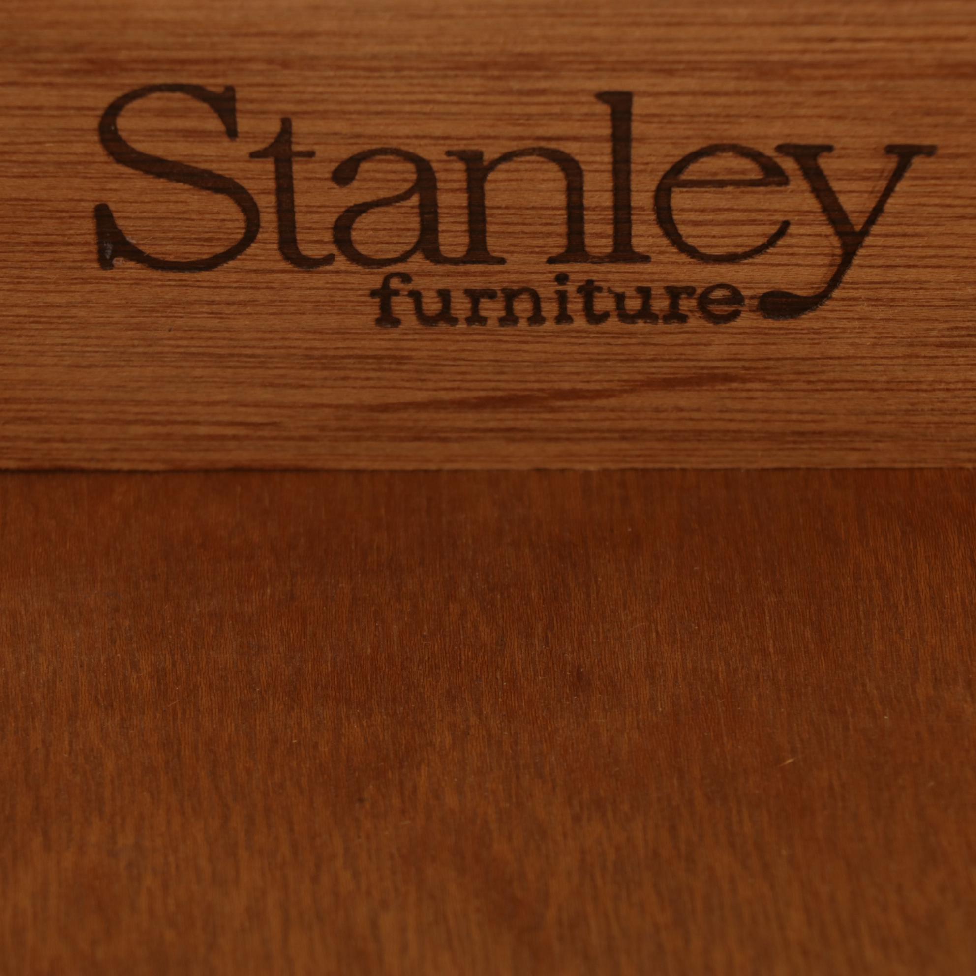 Stanley Furniture Federal Style Oak China Cabinet, Late 20th Century