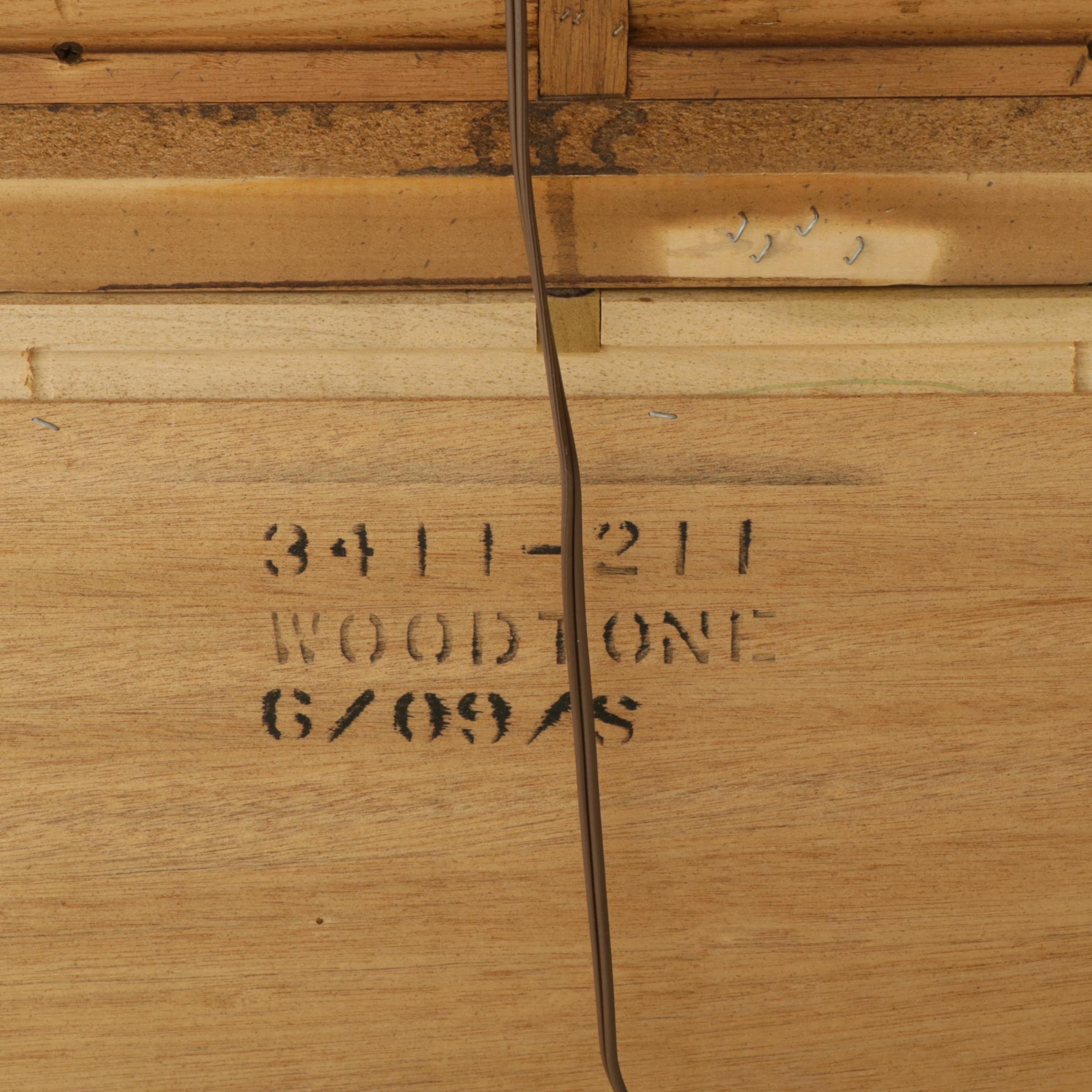 Stanley Furniture Federal Style Oak China Cabinet, Late 20th Century