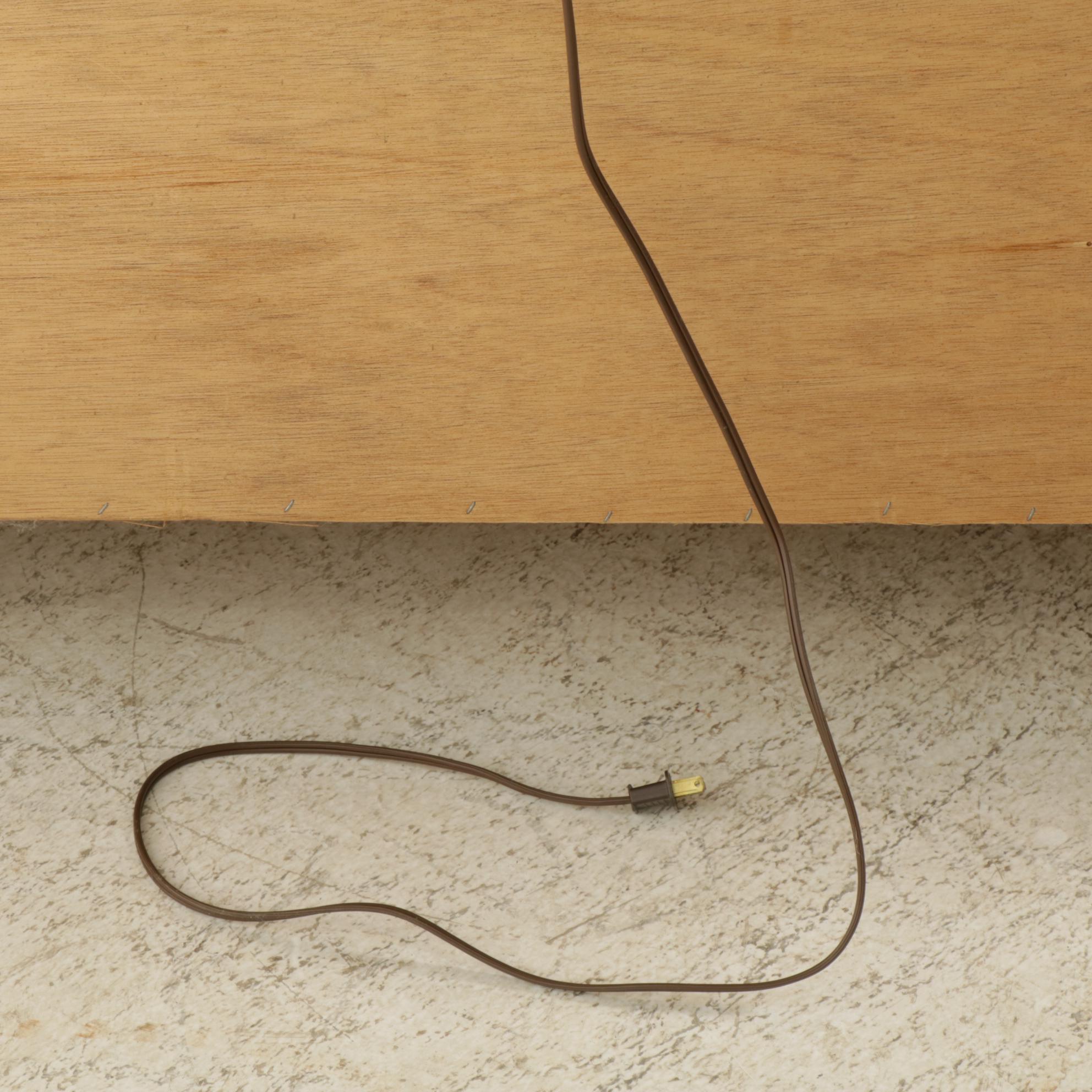 Stanley Furniture Federal Style Oak China Cabinet, Late 20th Century