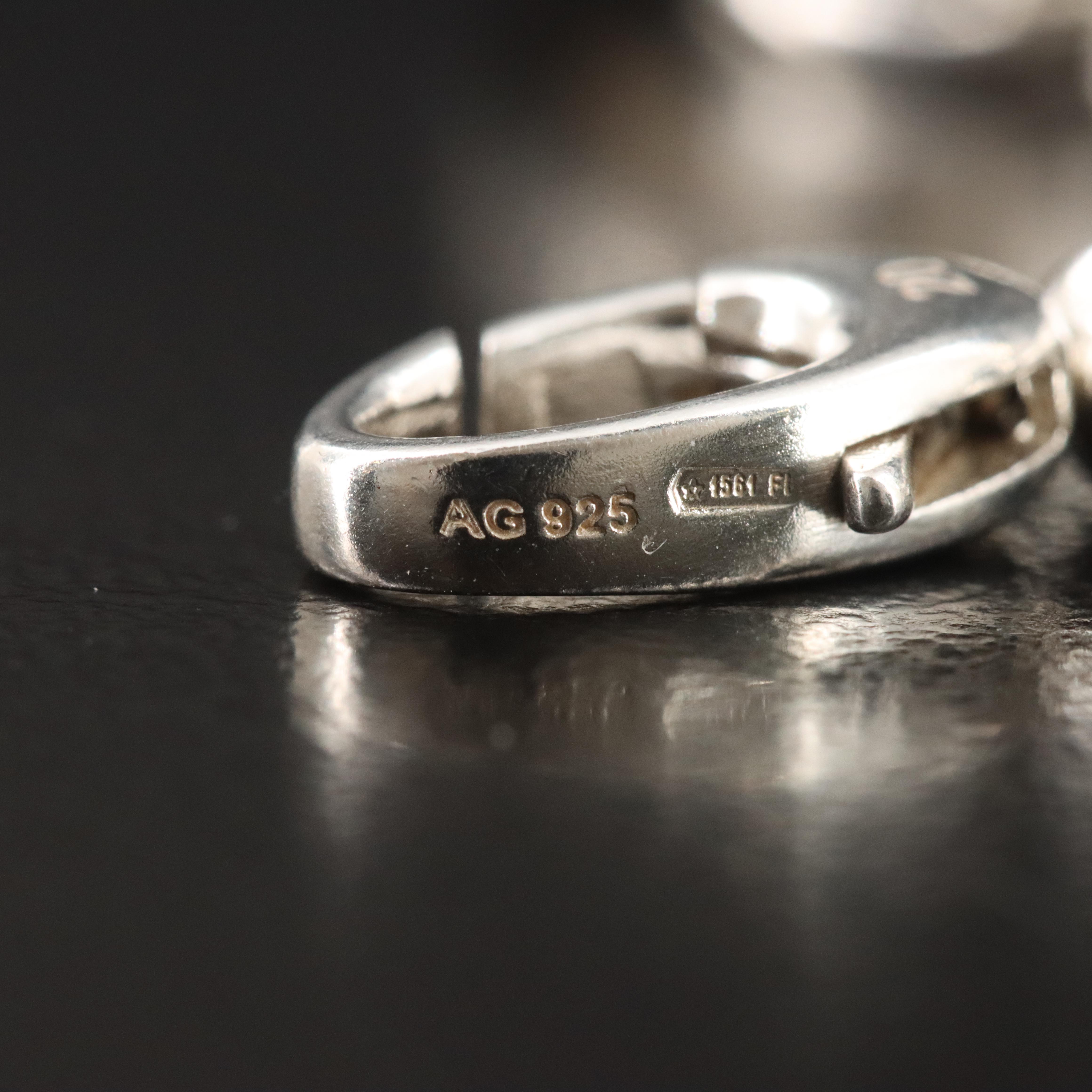 Gucci Britt Sterling G Link Bracelet