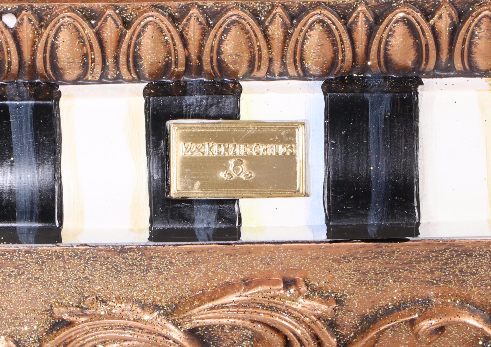 MacKenzie-Childs "Autumn Naturals" Pumpkin Topiary Urn