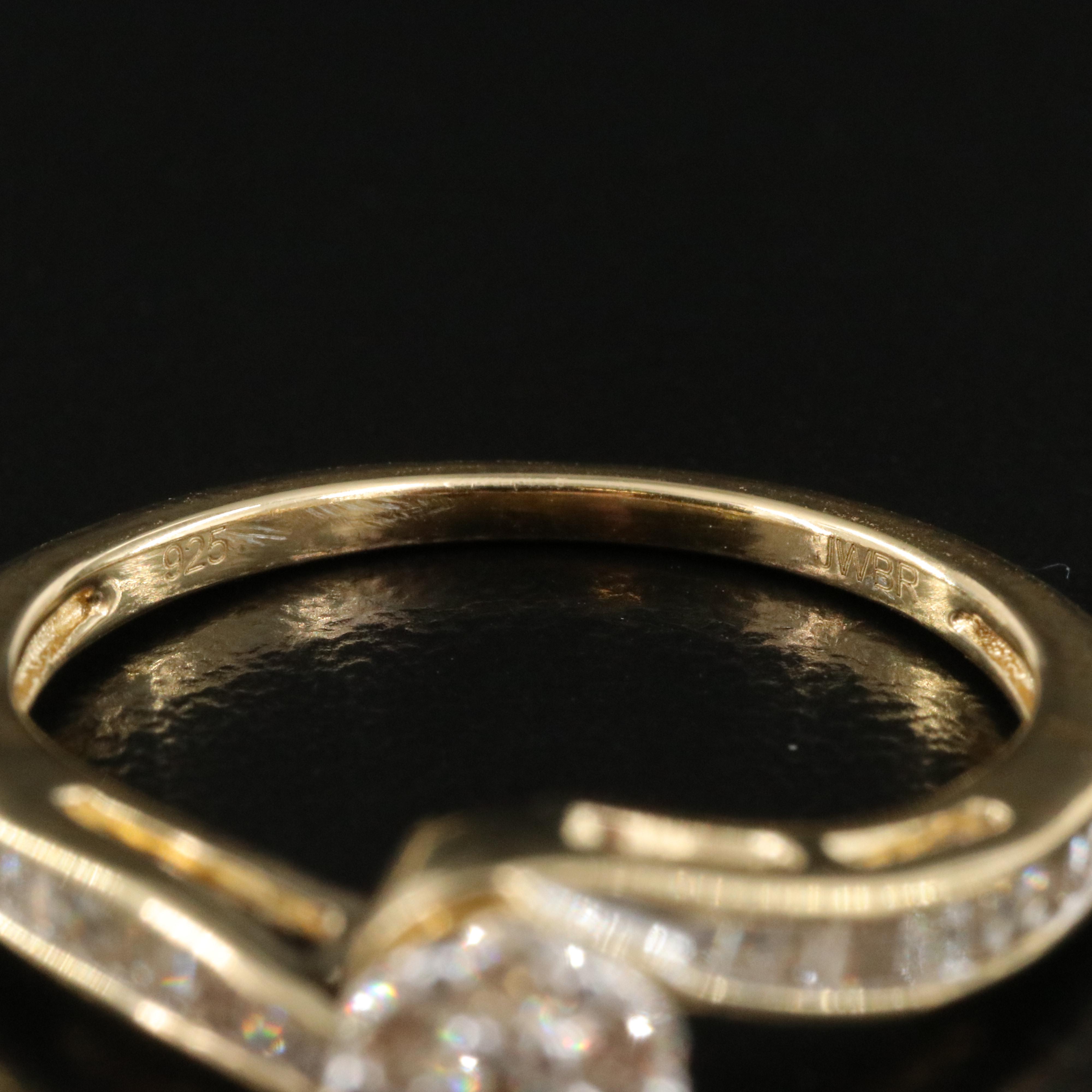 Sterling 0.53 CTW Diamond Ring Set