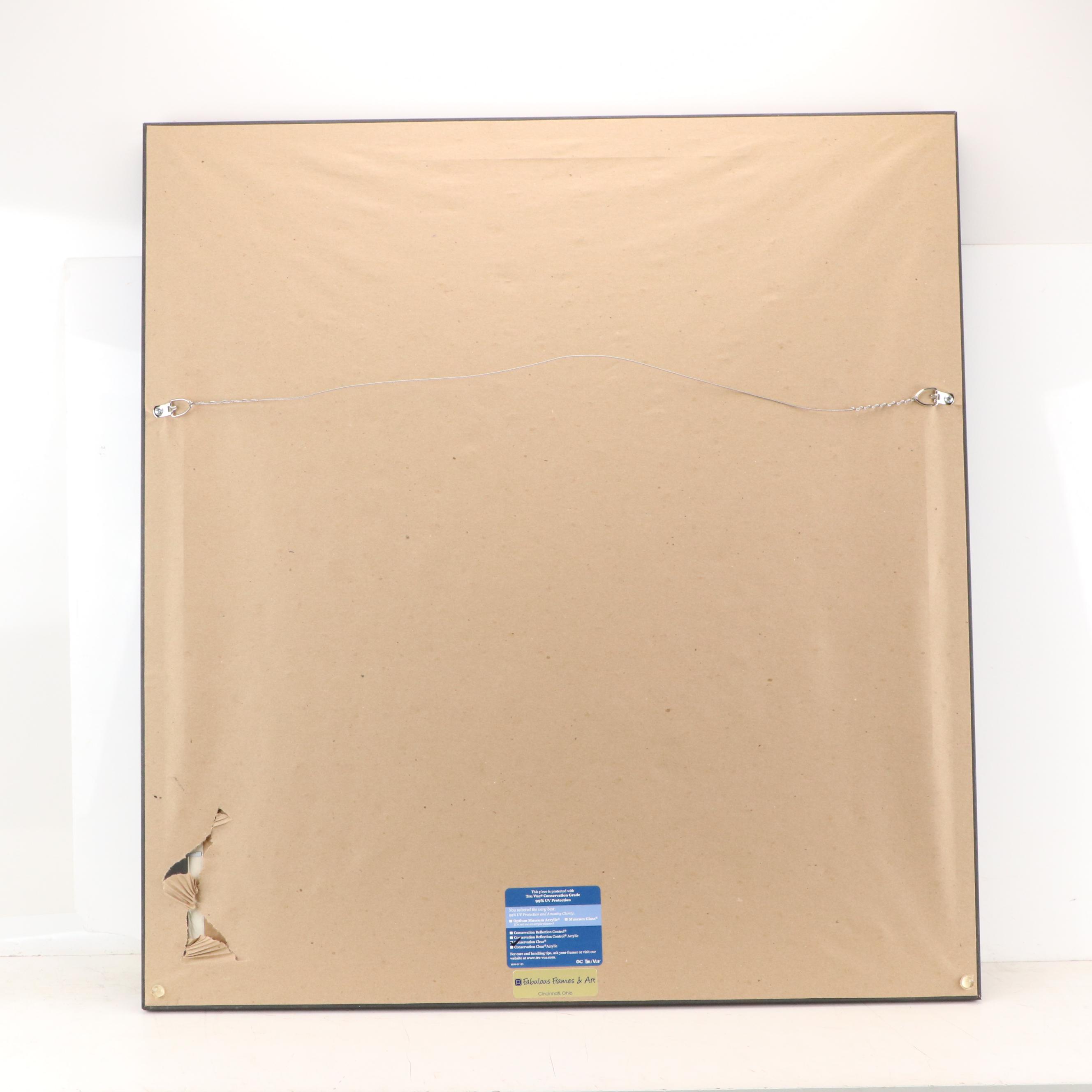 Andy Dalton, A. J. Green, and Rey Maualuga Signed Cincinnati Bengals Display