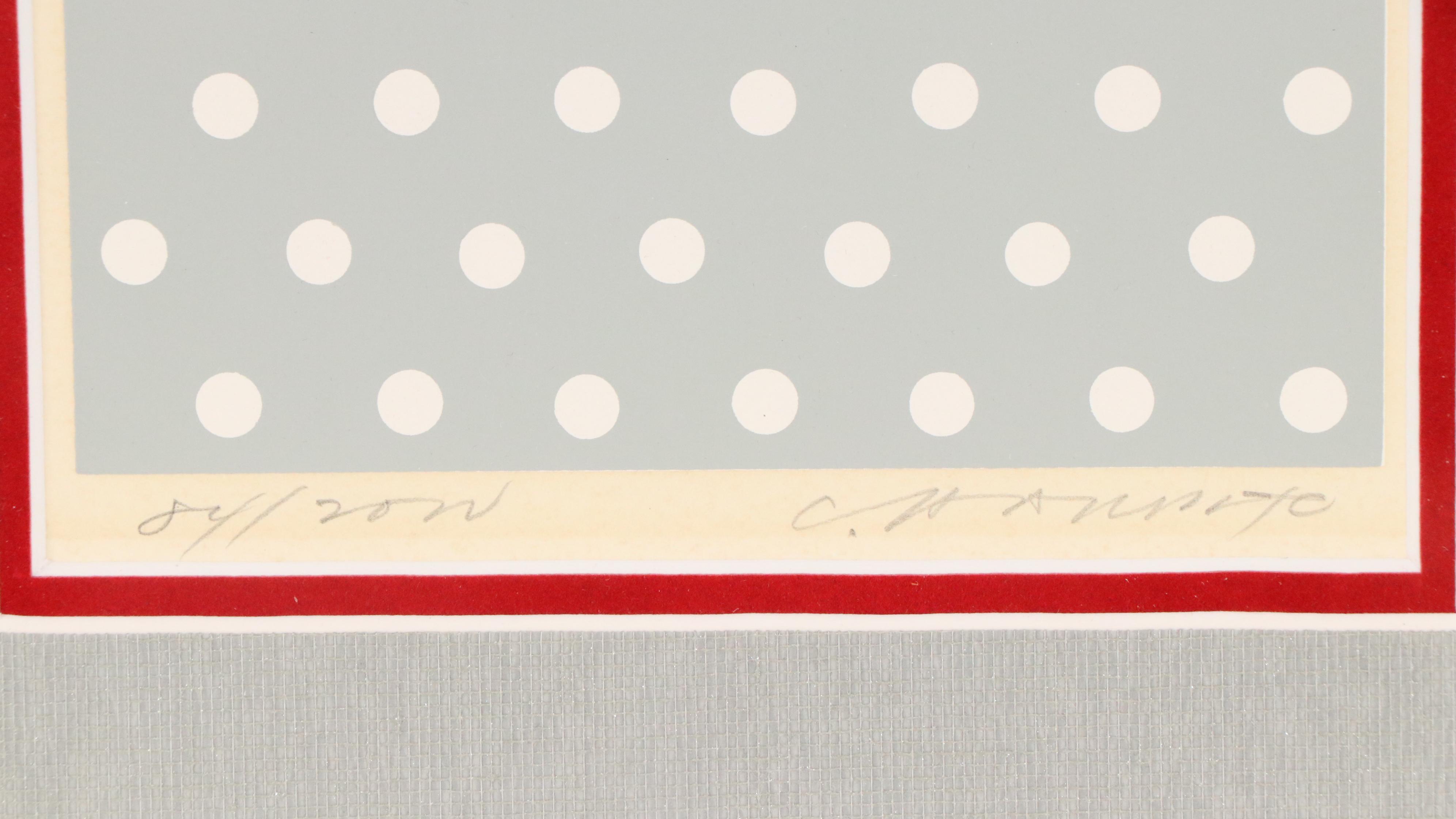 Charley Harper Modern Serigraph "Cool Cardinal," 1974