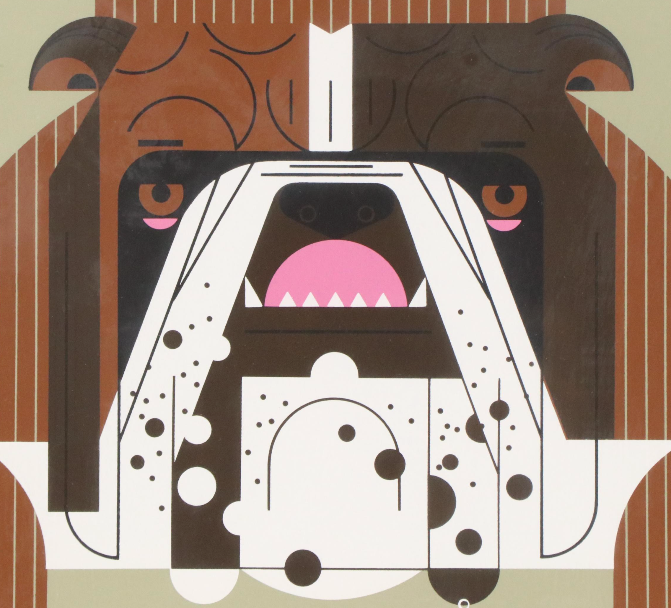 Charley Harper Modern Serigraph "Claws," 1975