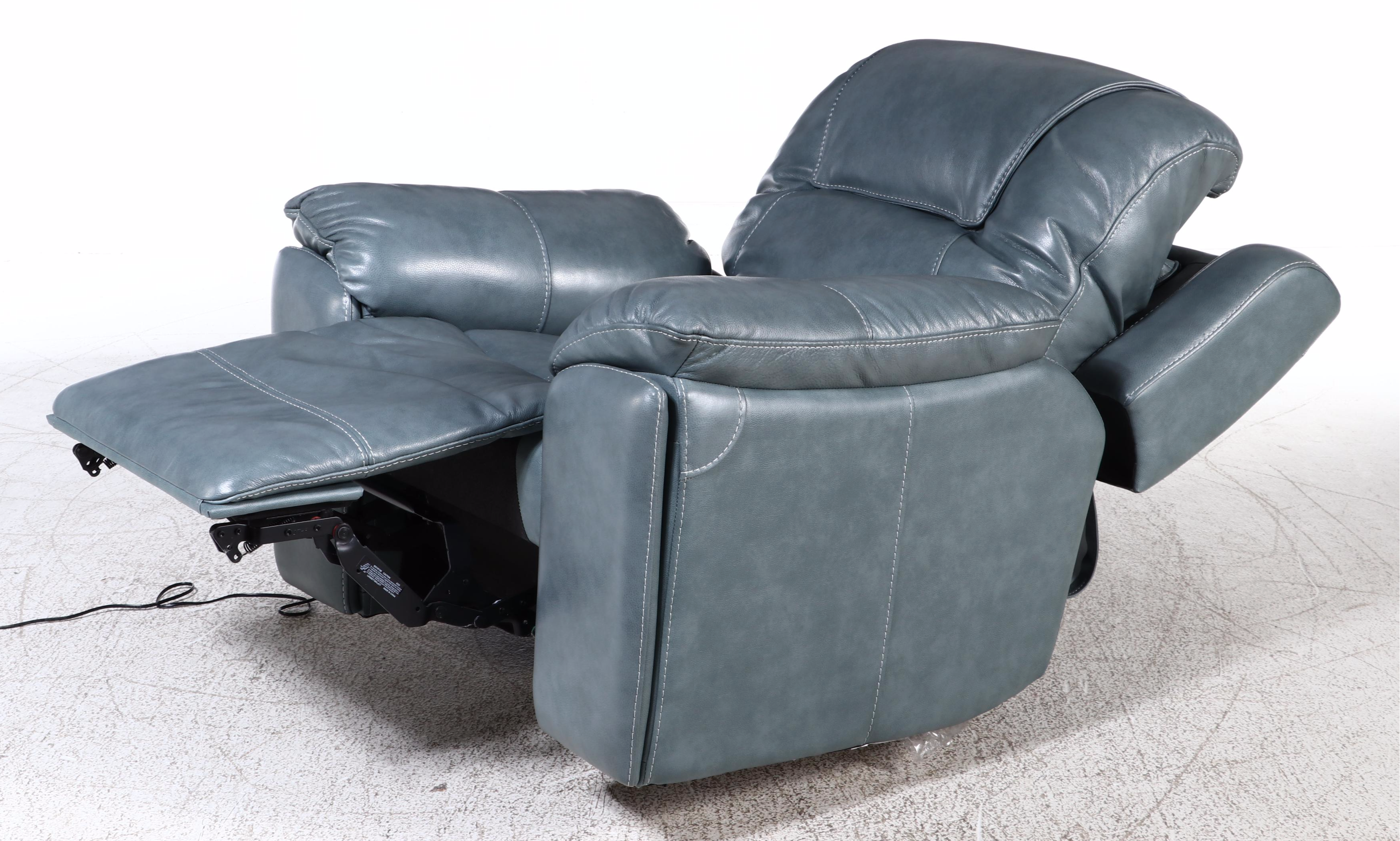 Bassett Leather-Touch Power Recliner