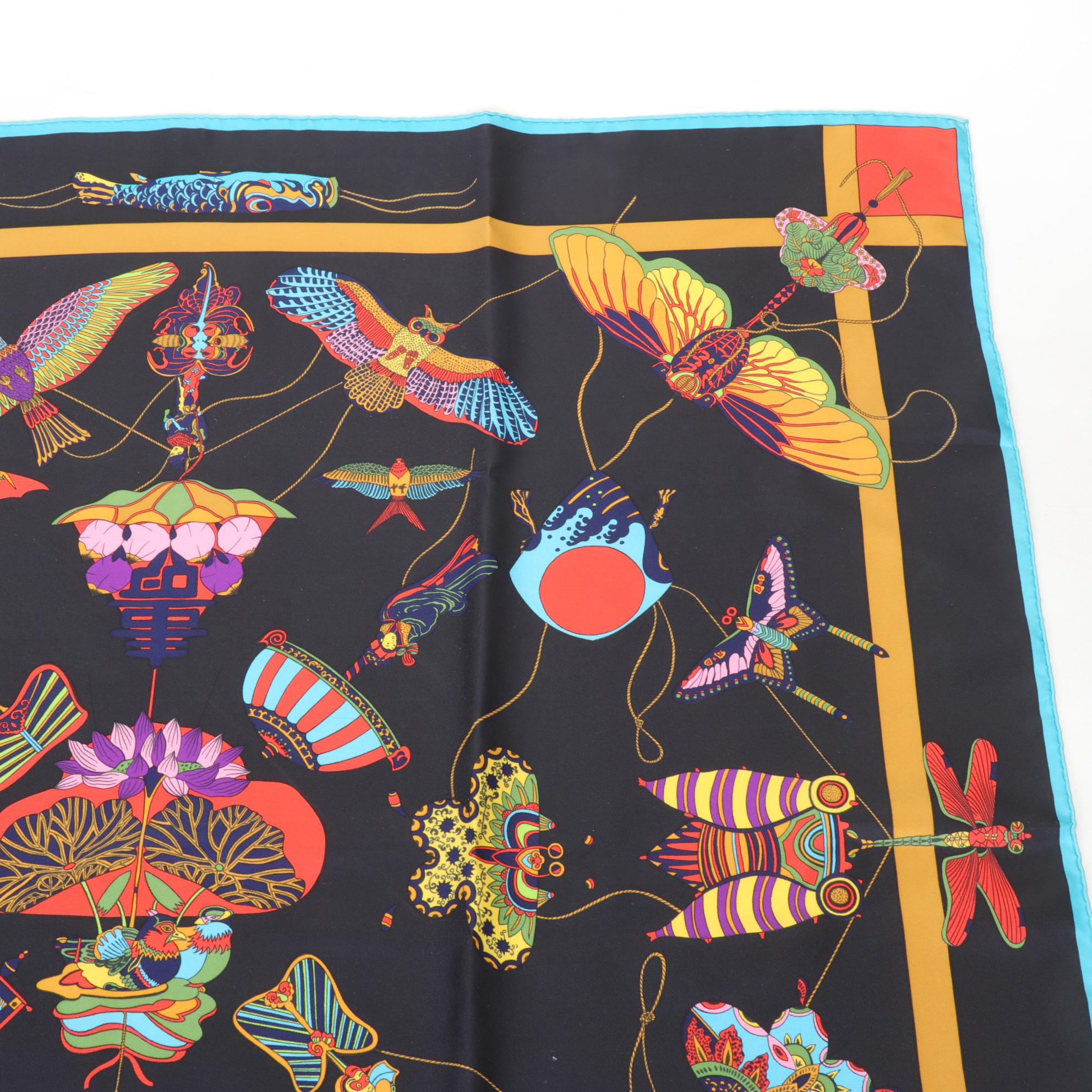 Hermès "Soies Volantes" Silk Twill Scarf