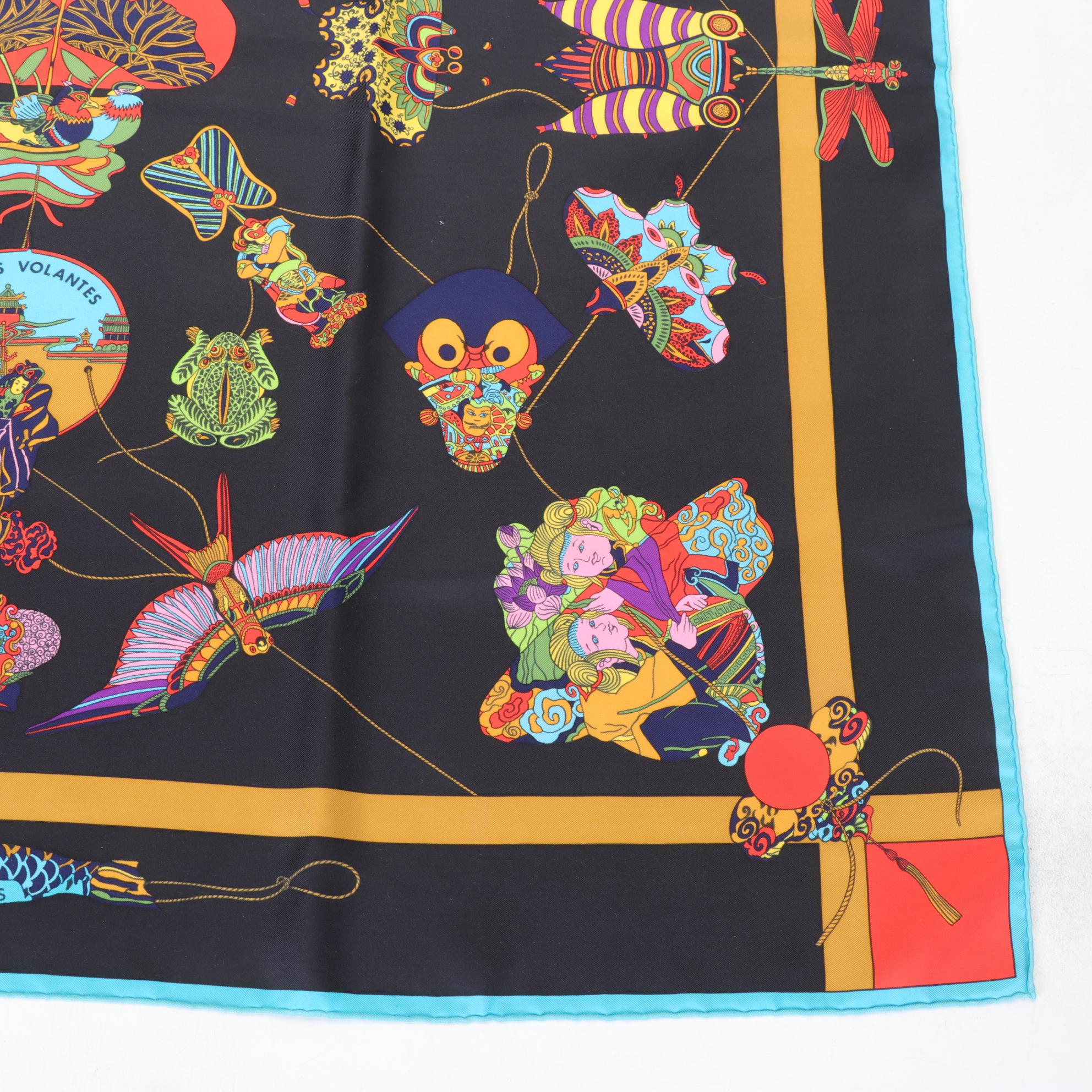 Hermès "Soies Volantes" Silk Twill Scarf