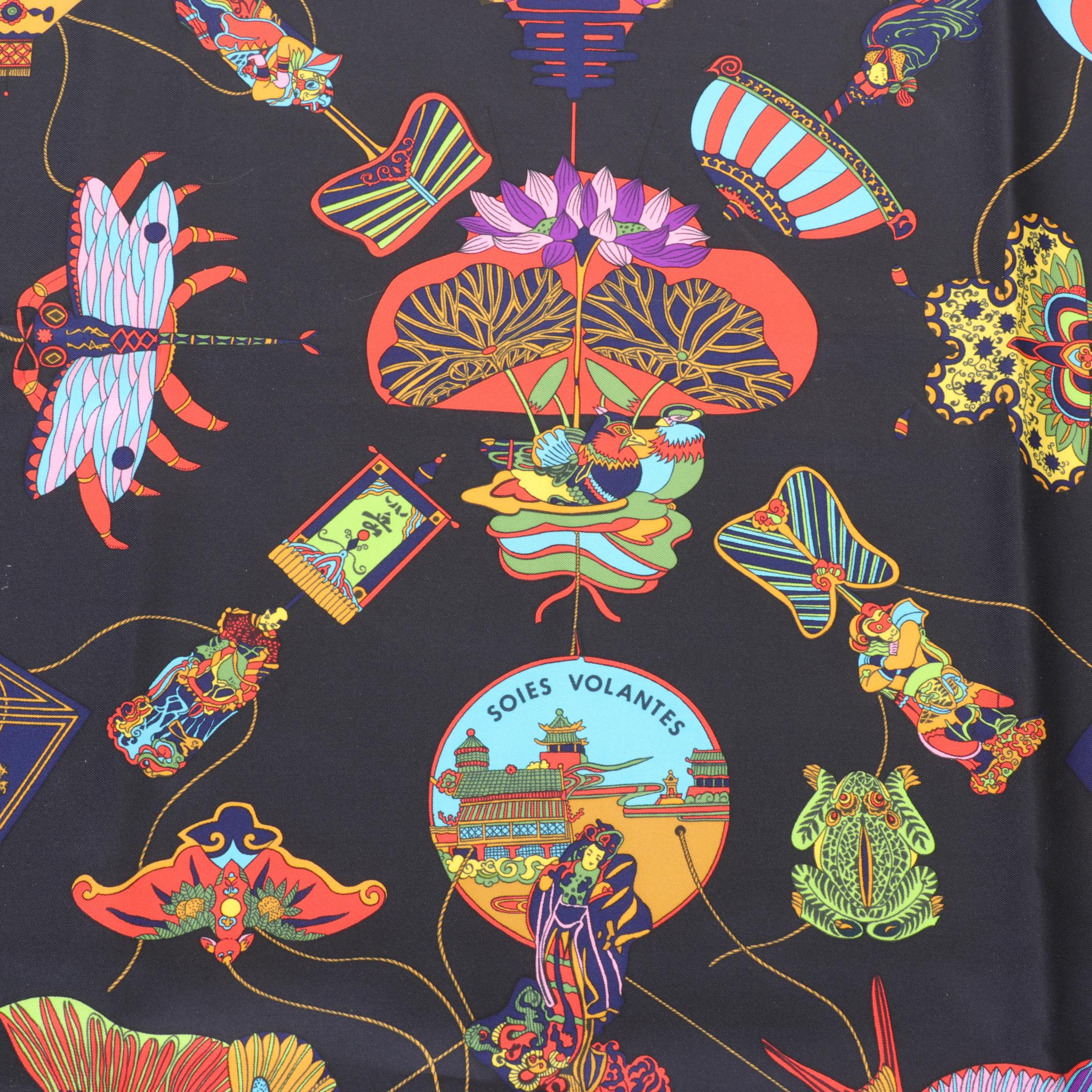 Hermès "Soies Volantes" Silk Twill Scarf