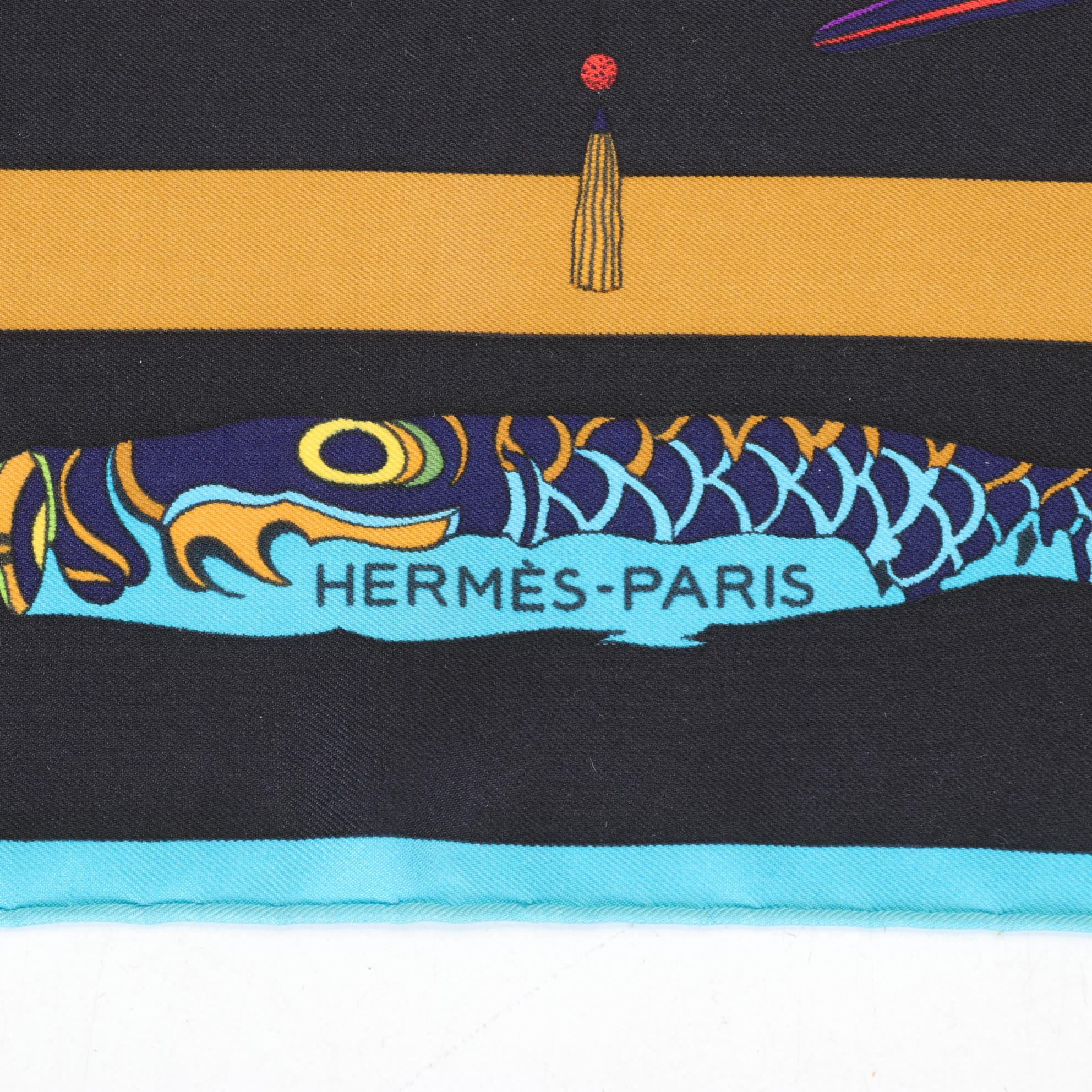 Hermès "Soies Volantes" Silk Twill Scarf