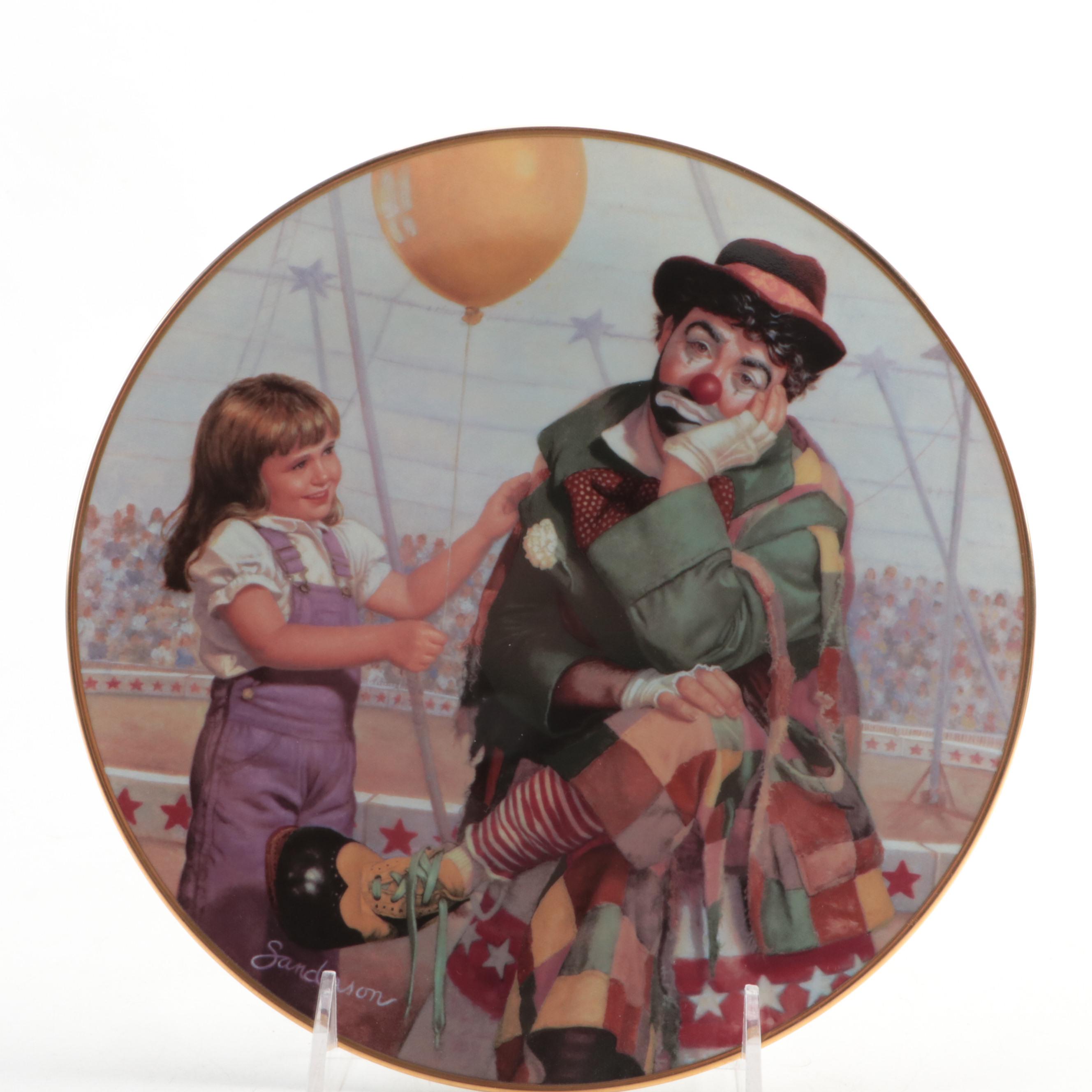Flambro Emmett Kelly Jr. Porcelain Clown Figurines and Other Décor