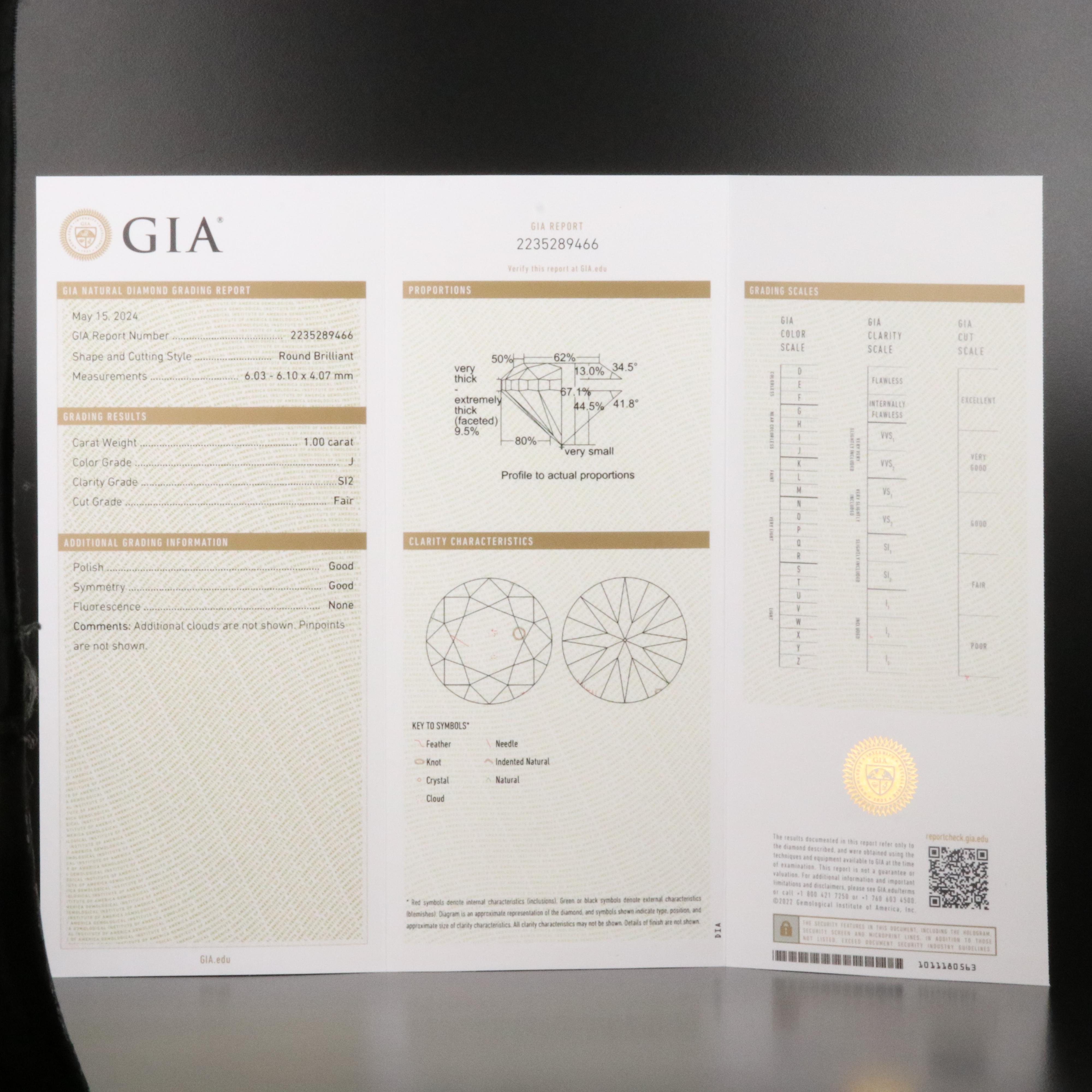 14K 2.03 CTW Diamond Stud Earrings with GIA Reports