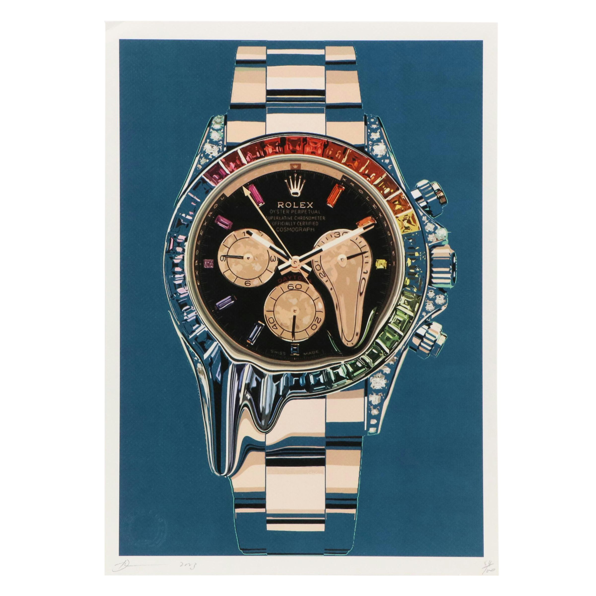 Death NYC Graphic Digital Print Featuring Rolex, 2023