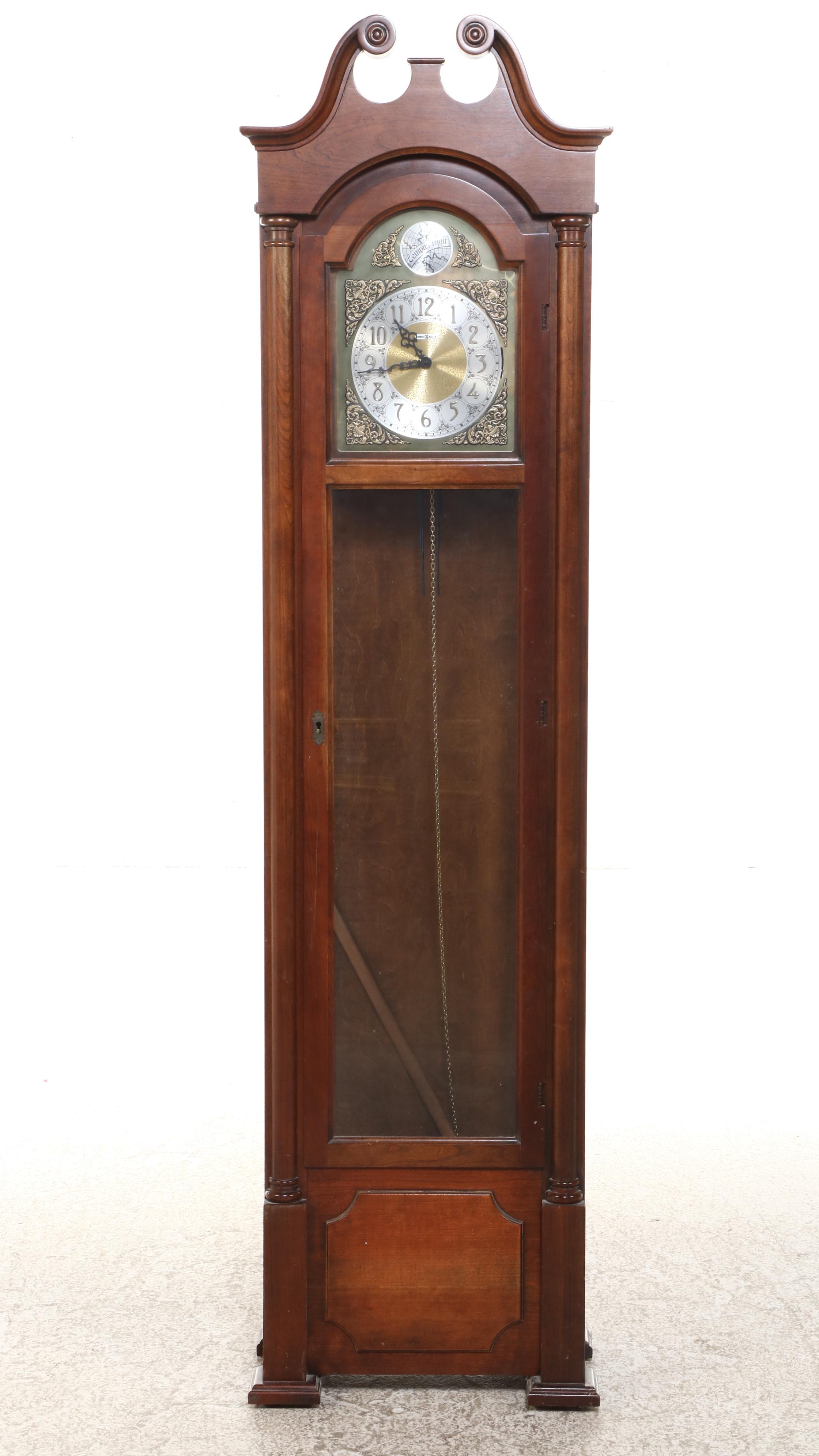 Howard Miller "Model 610-136" Federal Style Cherrywood Grandfather Clock