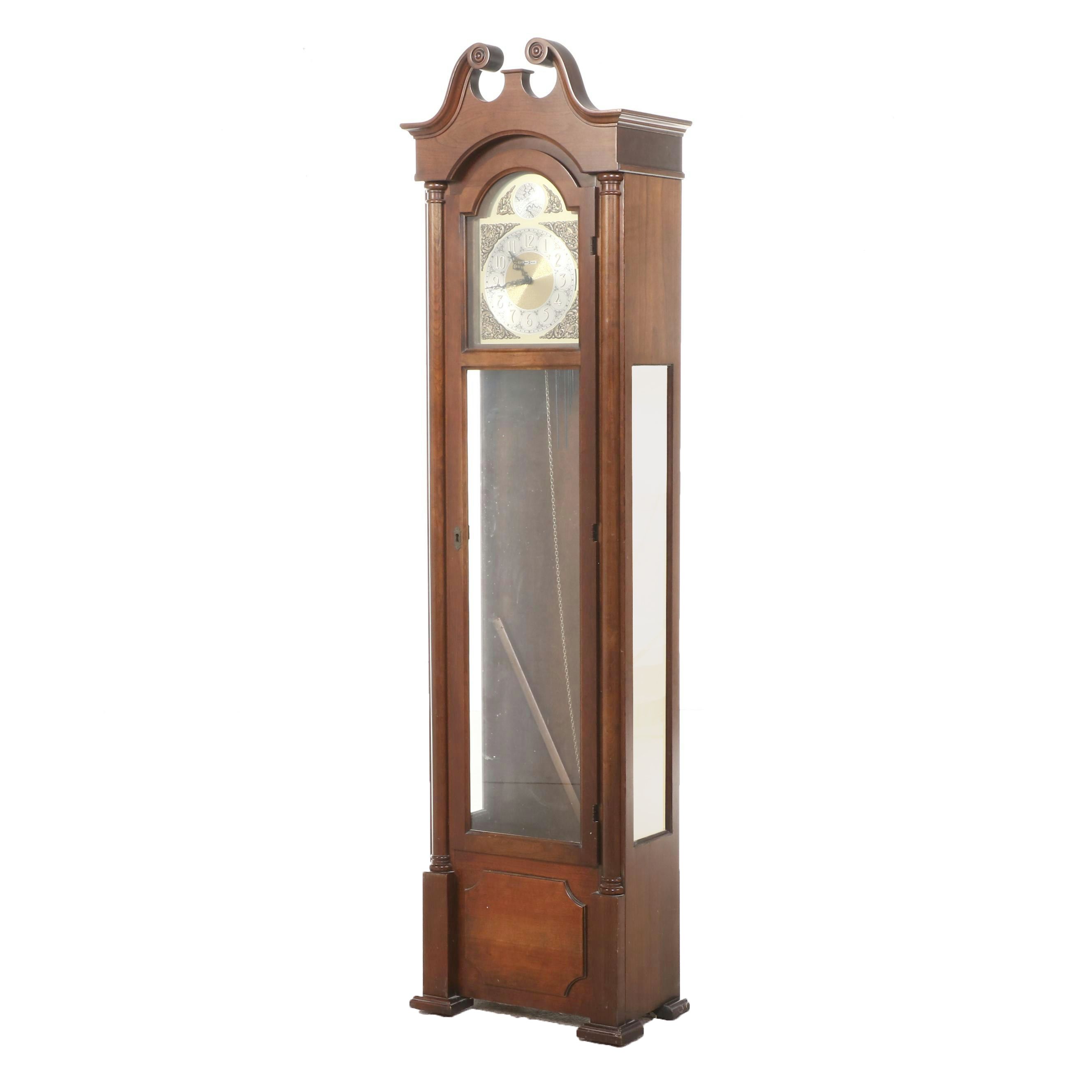Howard Miller "Model 610-136" Federal Style Cherrywood Grandfather Clock