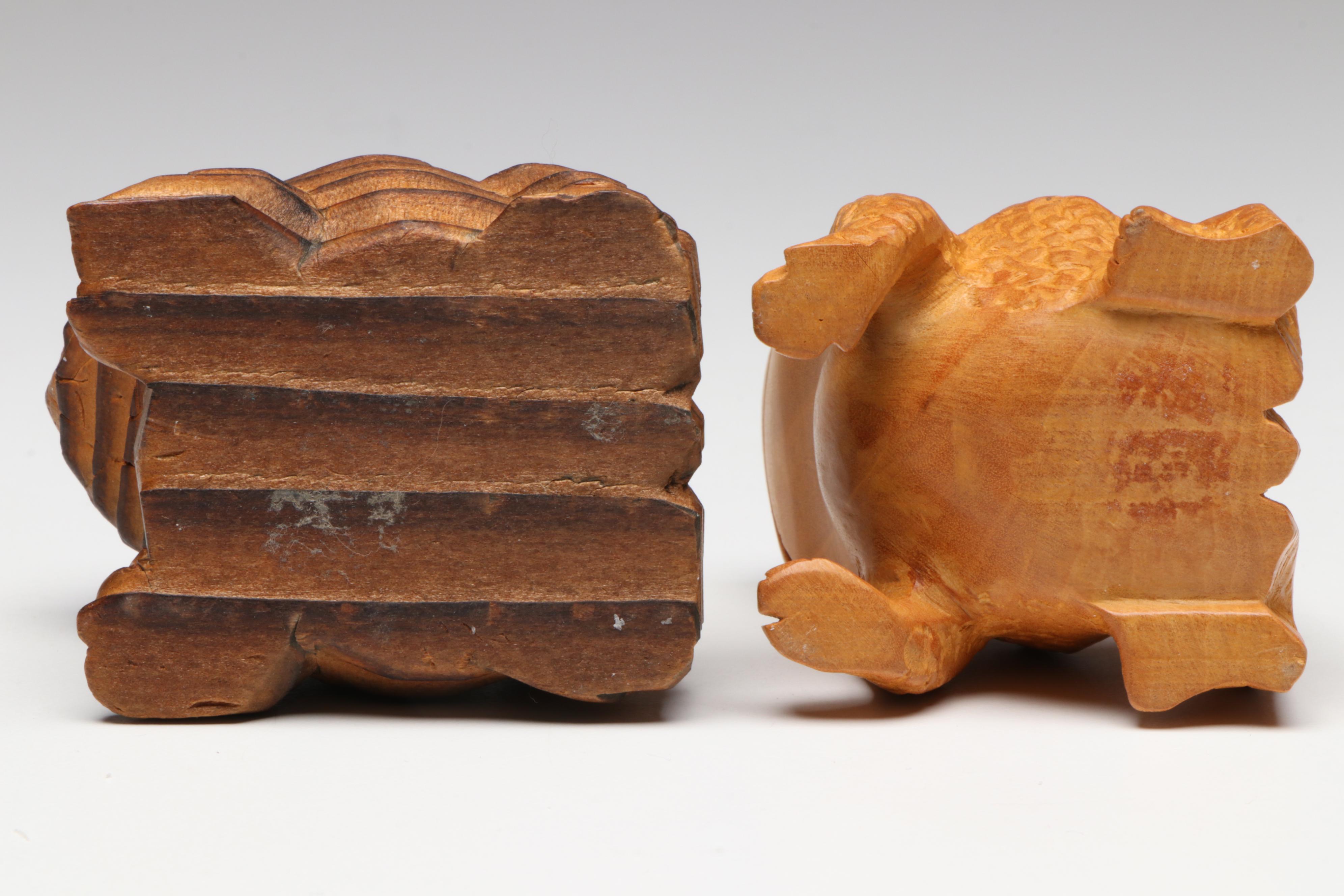 Sancai Frog & Flower Vase with Other Frog Figurines and Bonsai Planter