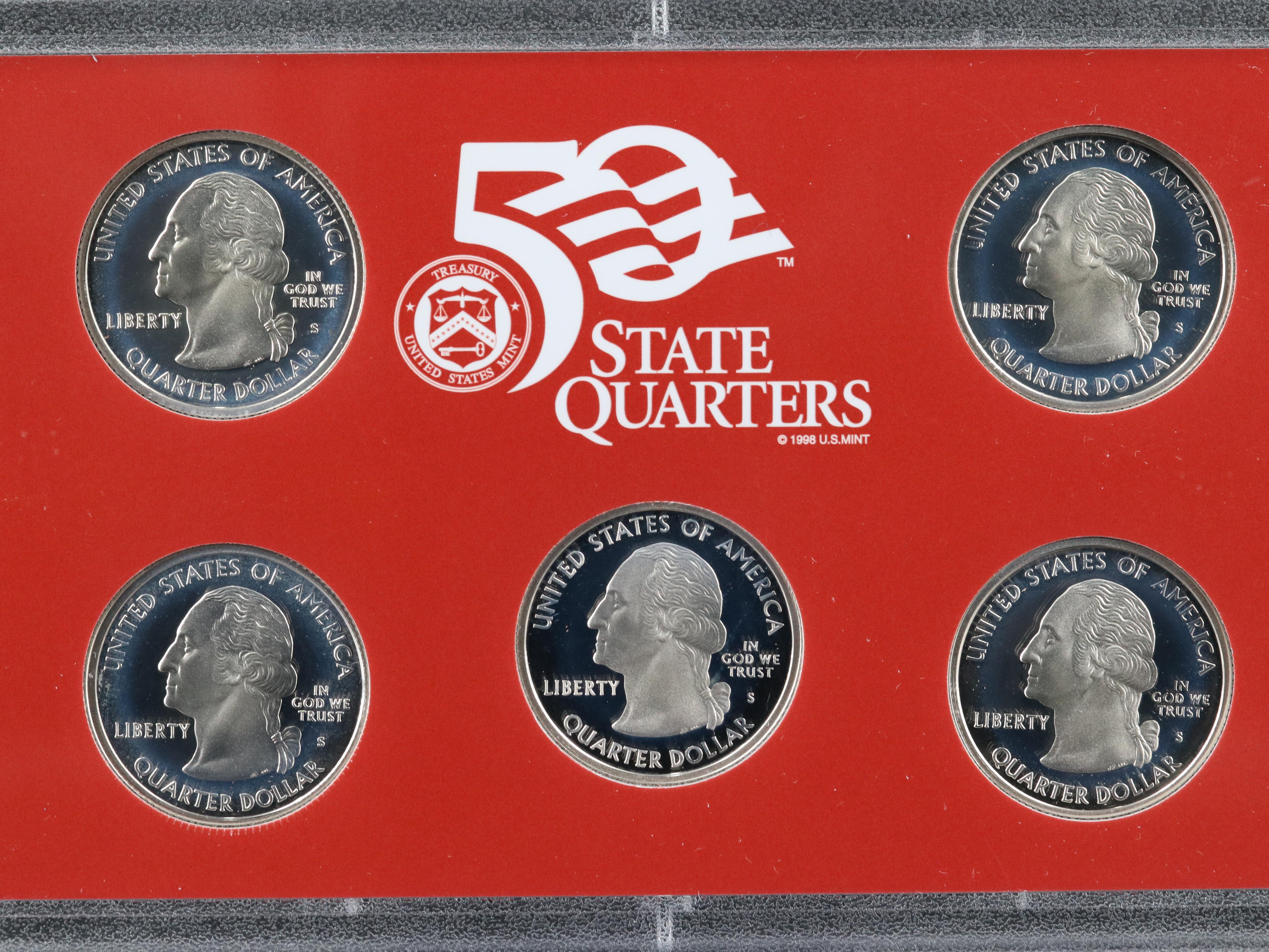 2003 and 2004 U.S. Mint Silver Proof Sets