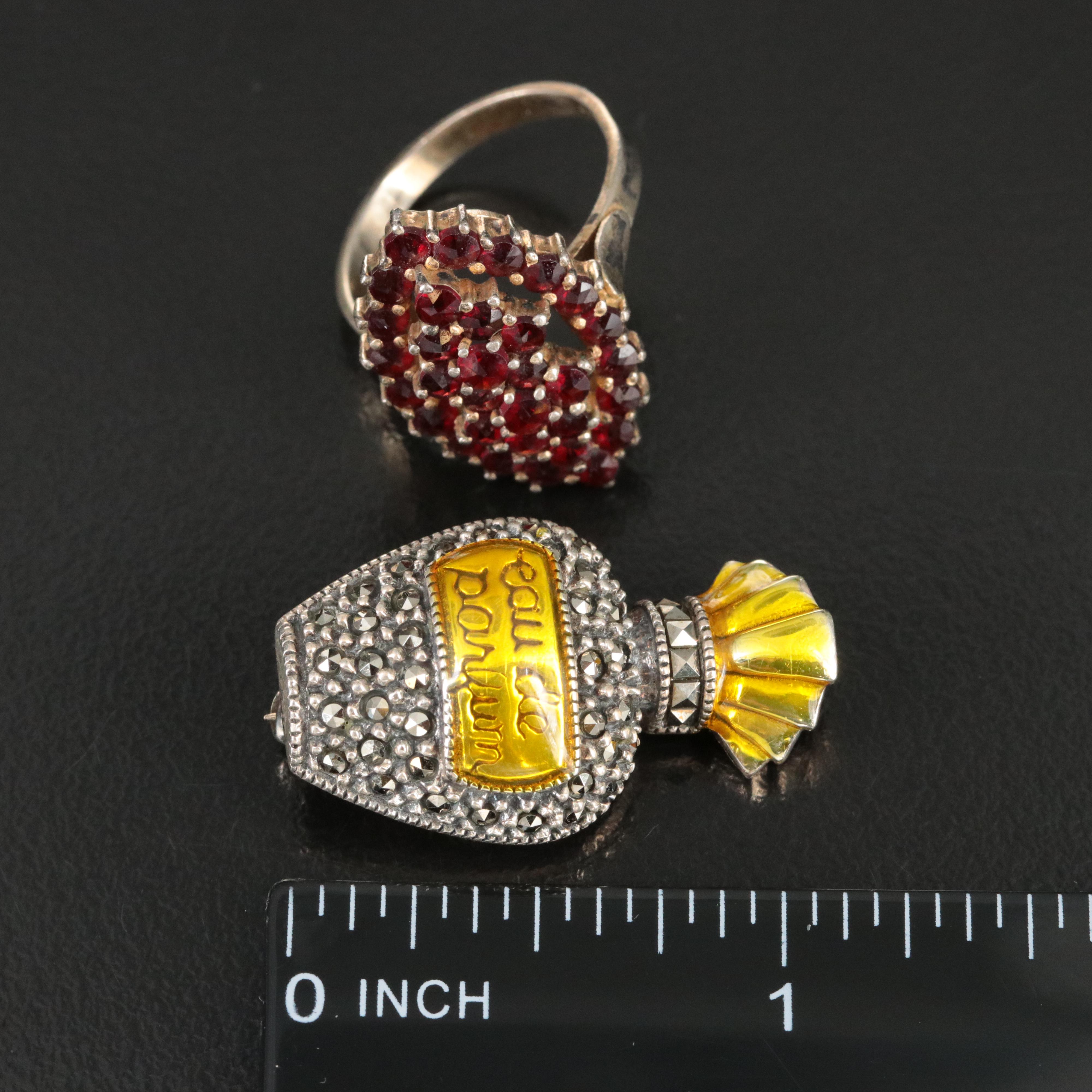 Judith Jack Featured in Sterling Jewelry Collection With Garnet and Pearl