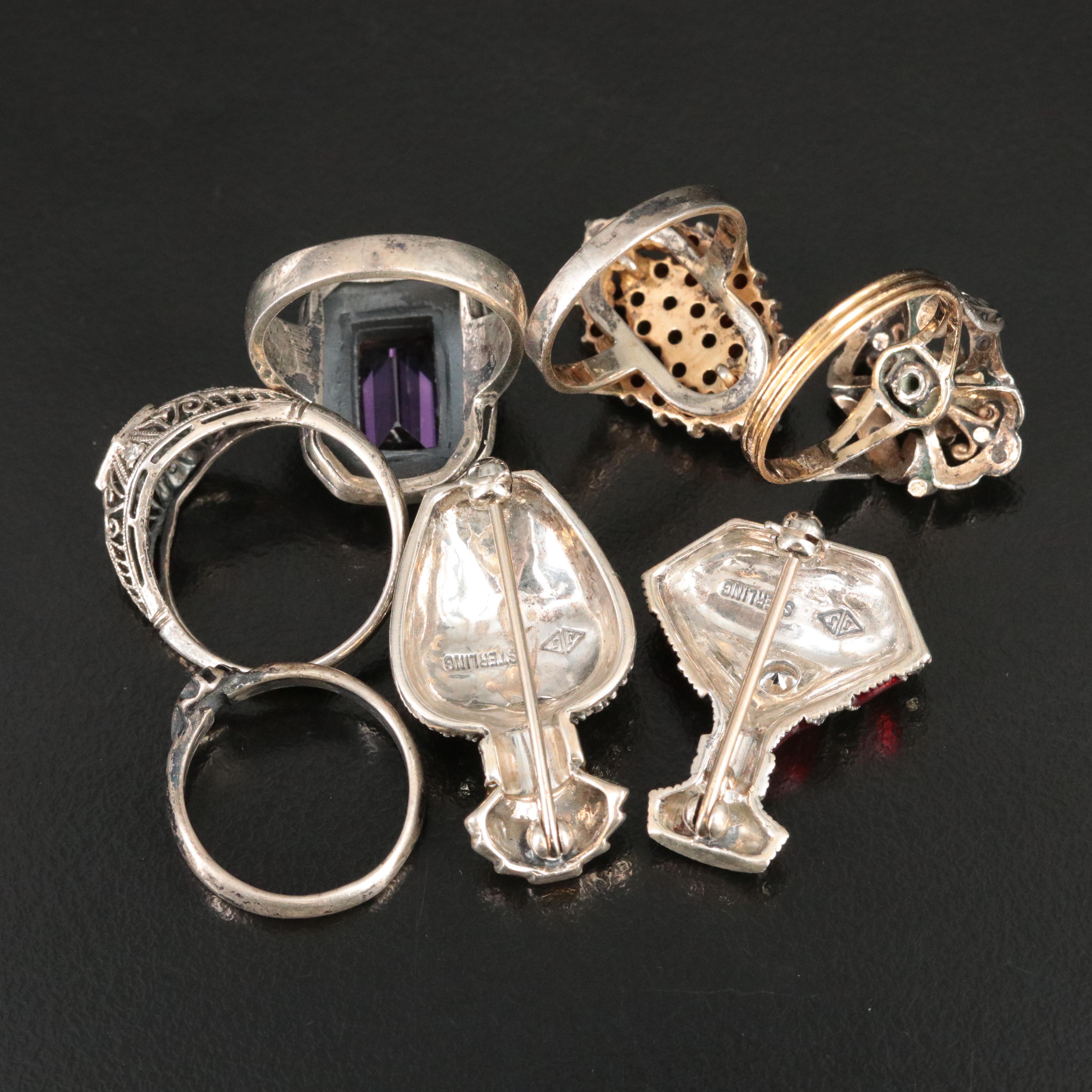 Judith Jack Featured in Sterling Jewelry Collection With Garnet and Pearl
