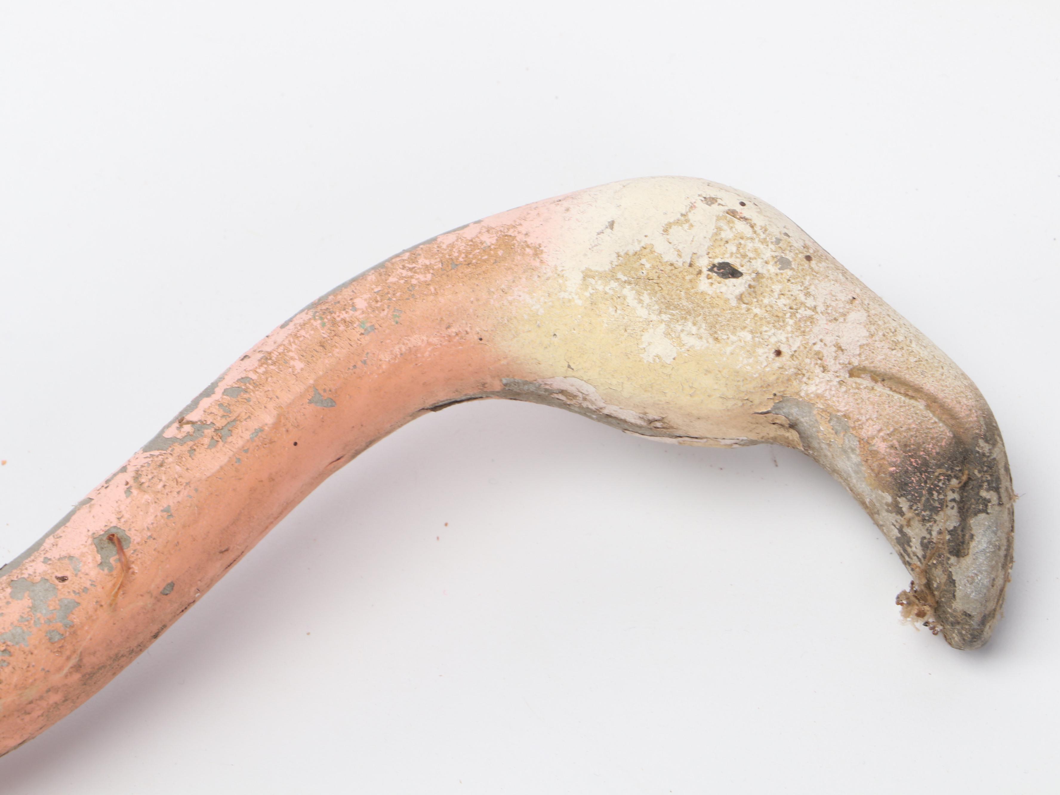 Mid Century Modern Style Aluminum Flamingo Lawn Ornaments