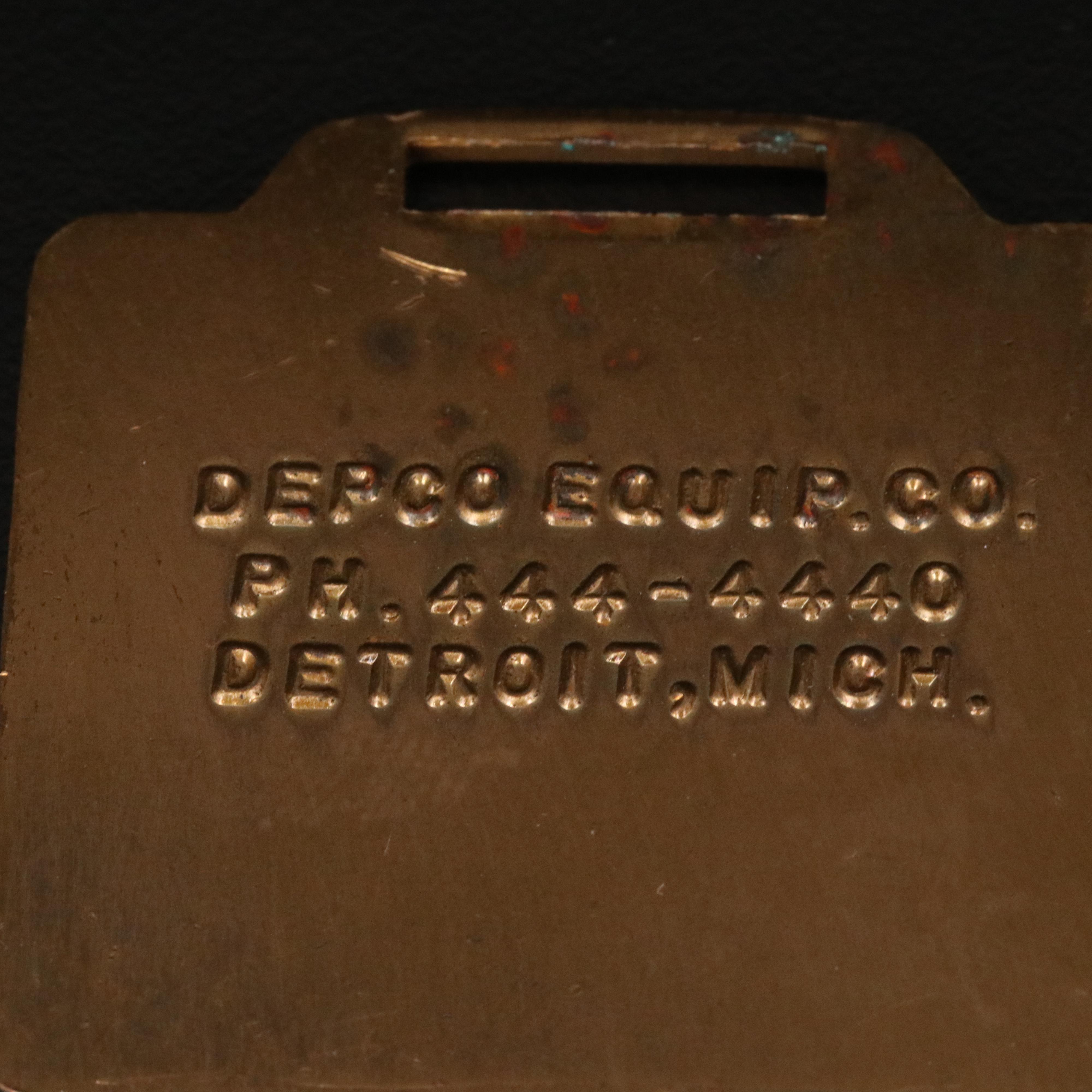 Construction Key Fobs Including Enamel