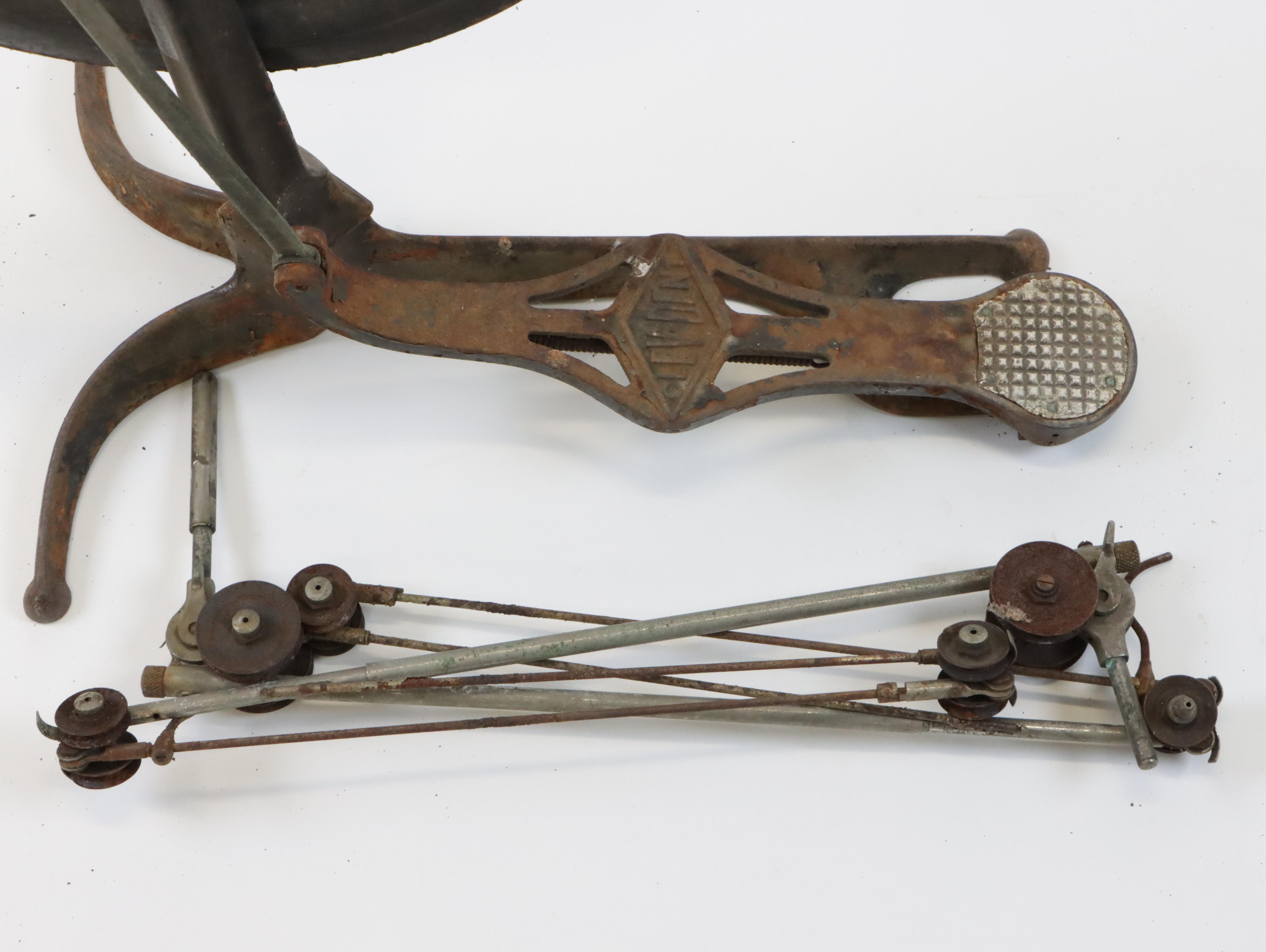 Clev-Dent Dentist's Foot-Operated Drill & Tools