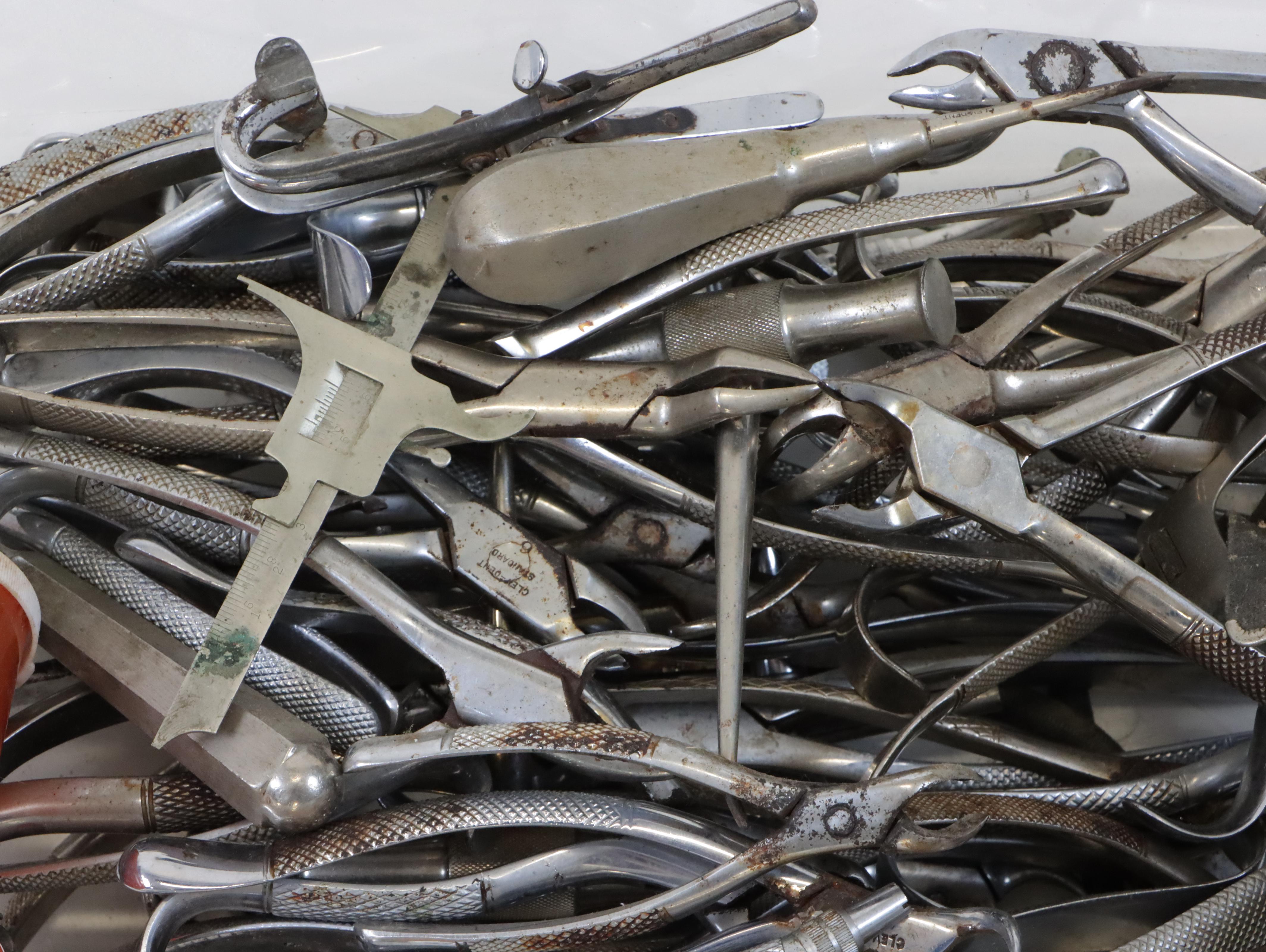 Clev-Dent Dentist's Foot-Operated Drill & Tools