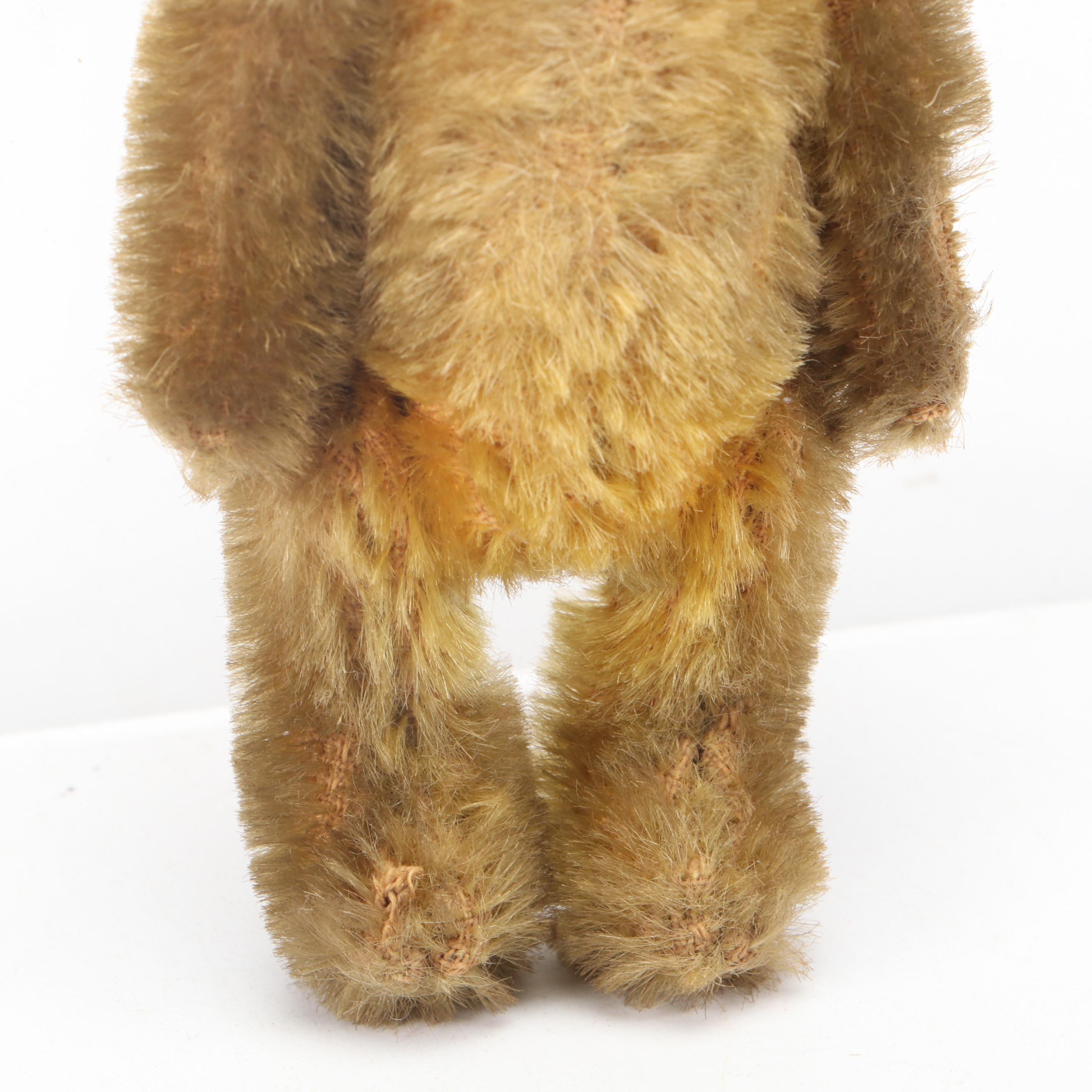 German Shuco Jointed Plush Bear Perfume Bottle