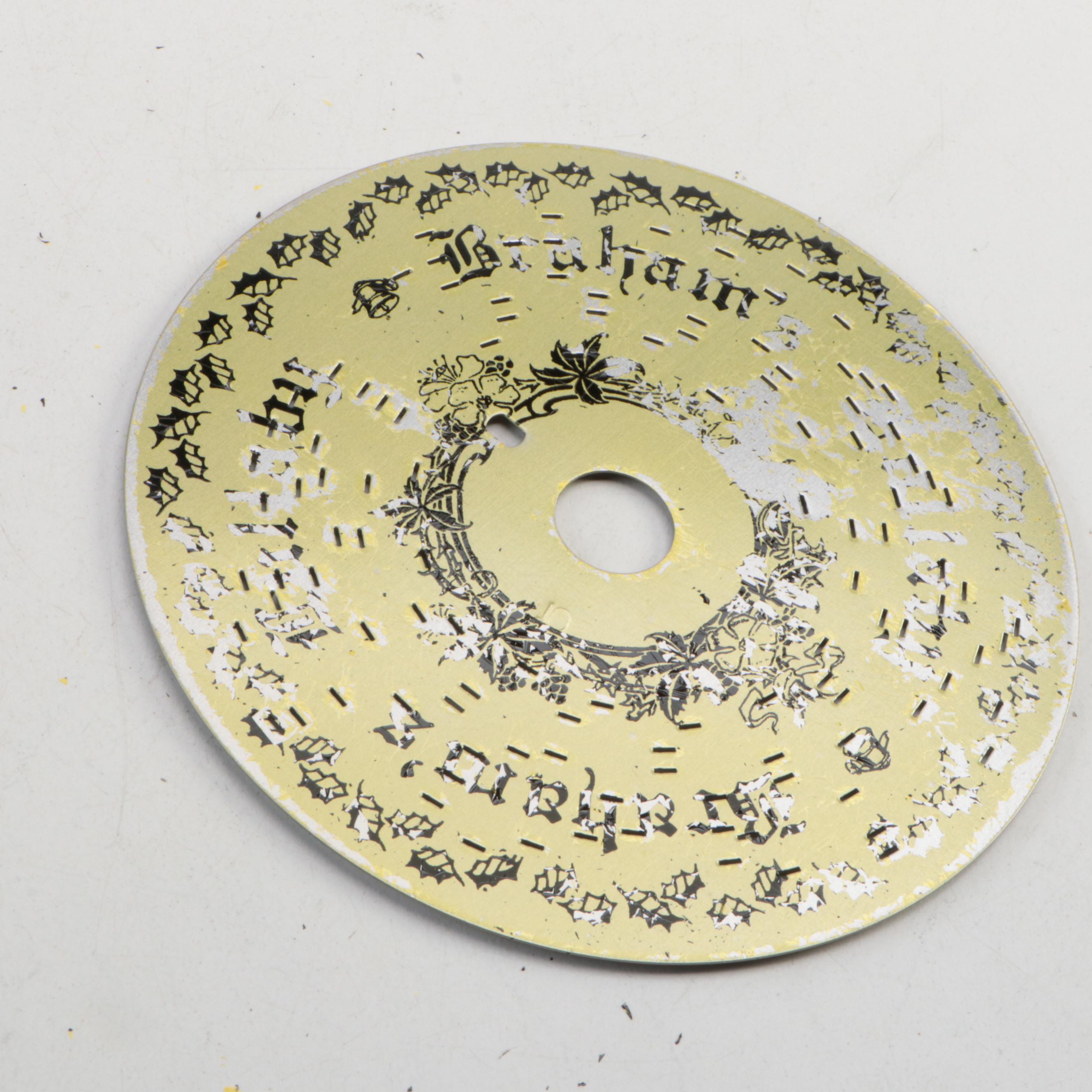 Gold Label Burl Wood Deluxe Bell Symphonium Music Box