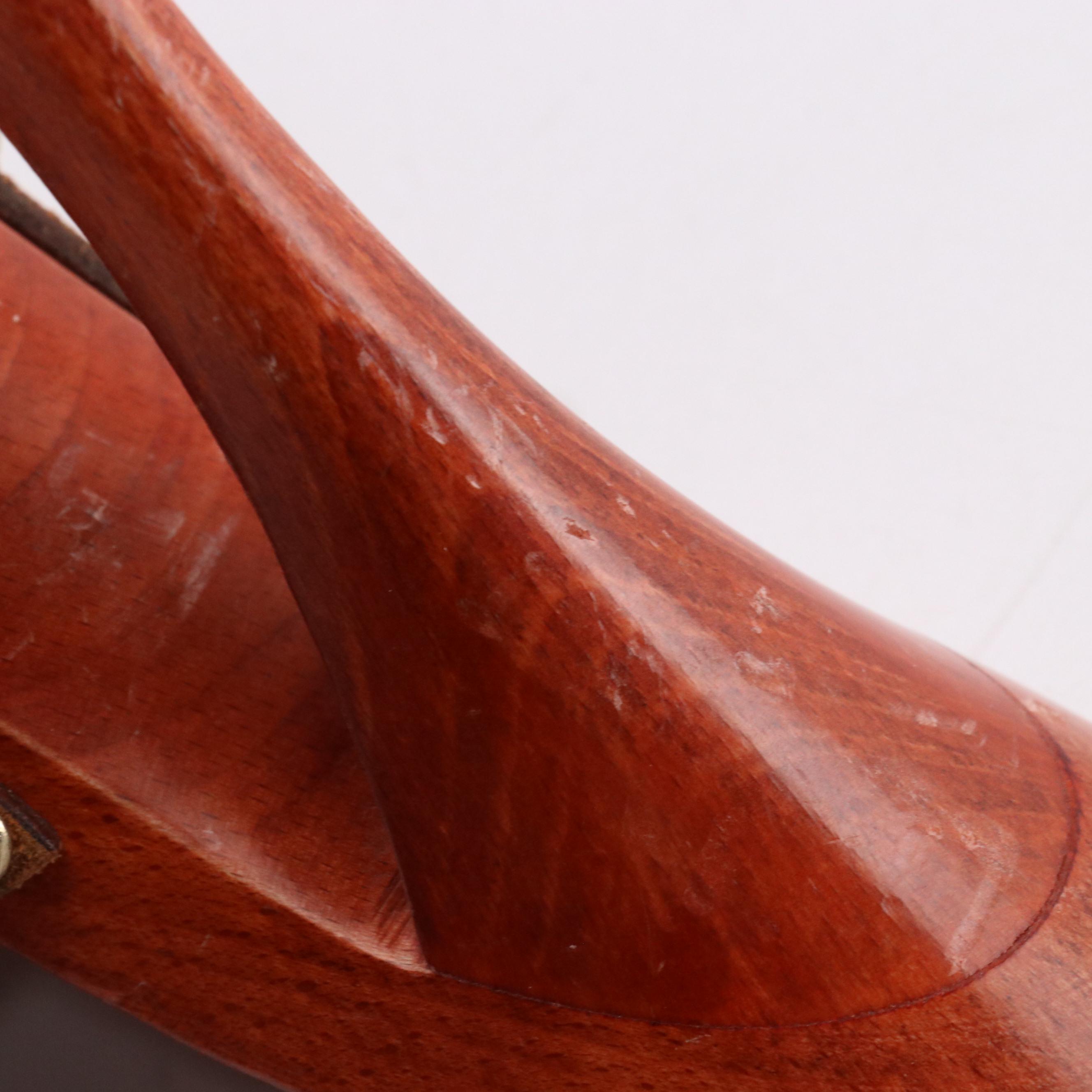 Gucci Brown Suede Icon Bit High-Heeled Wooden Platform Clogs