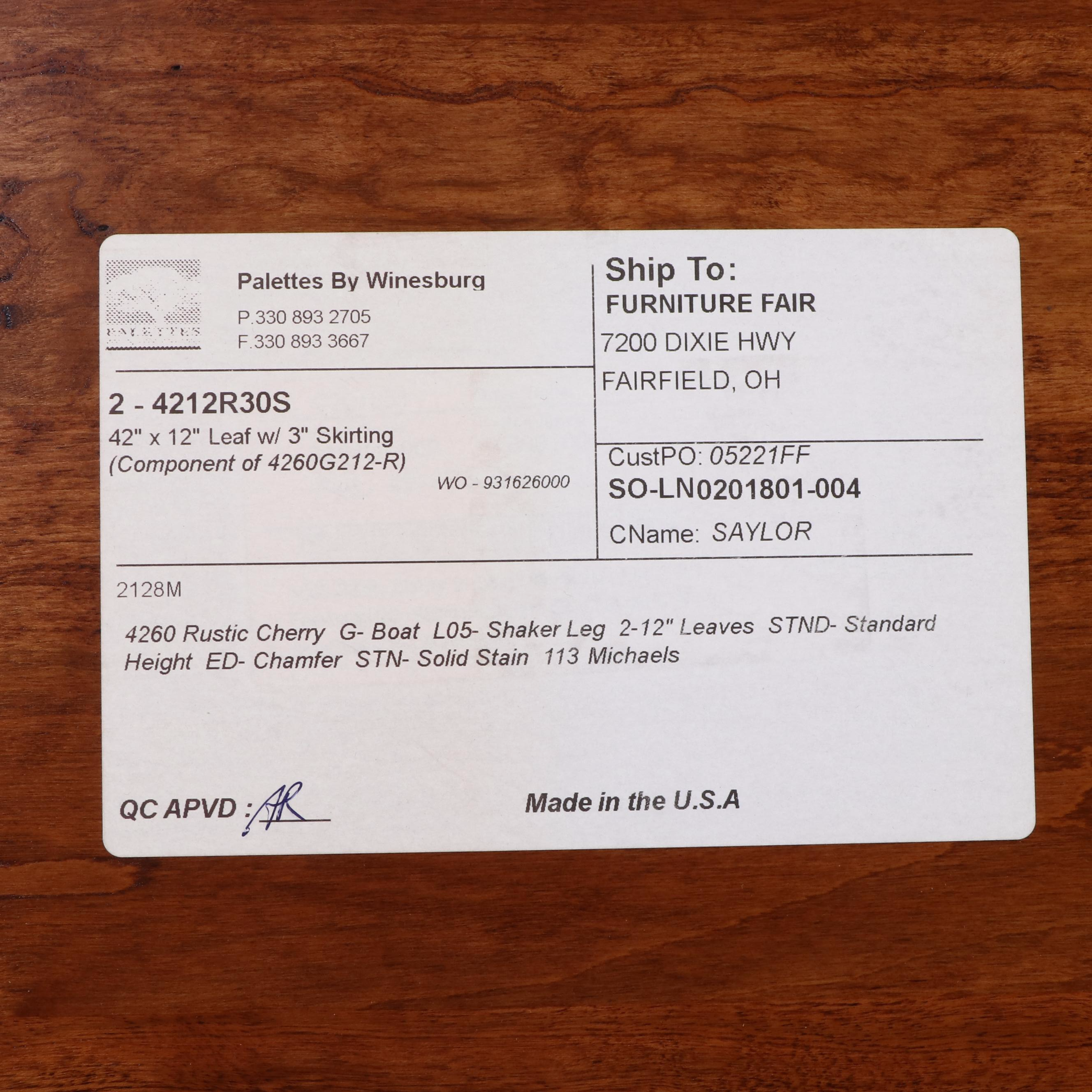 Nine-Piece Dining Set, Incl. Palettes by Winesburg and Ballard Designs