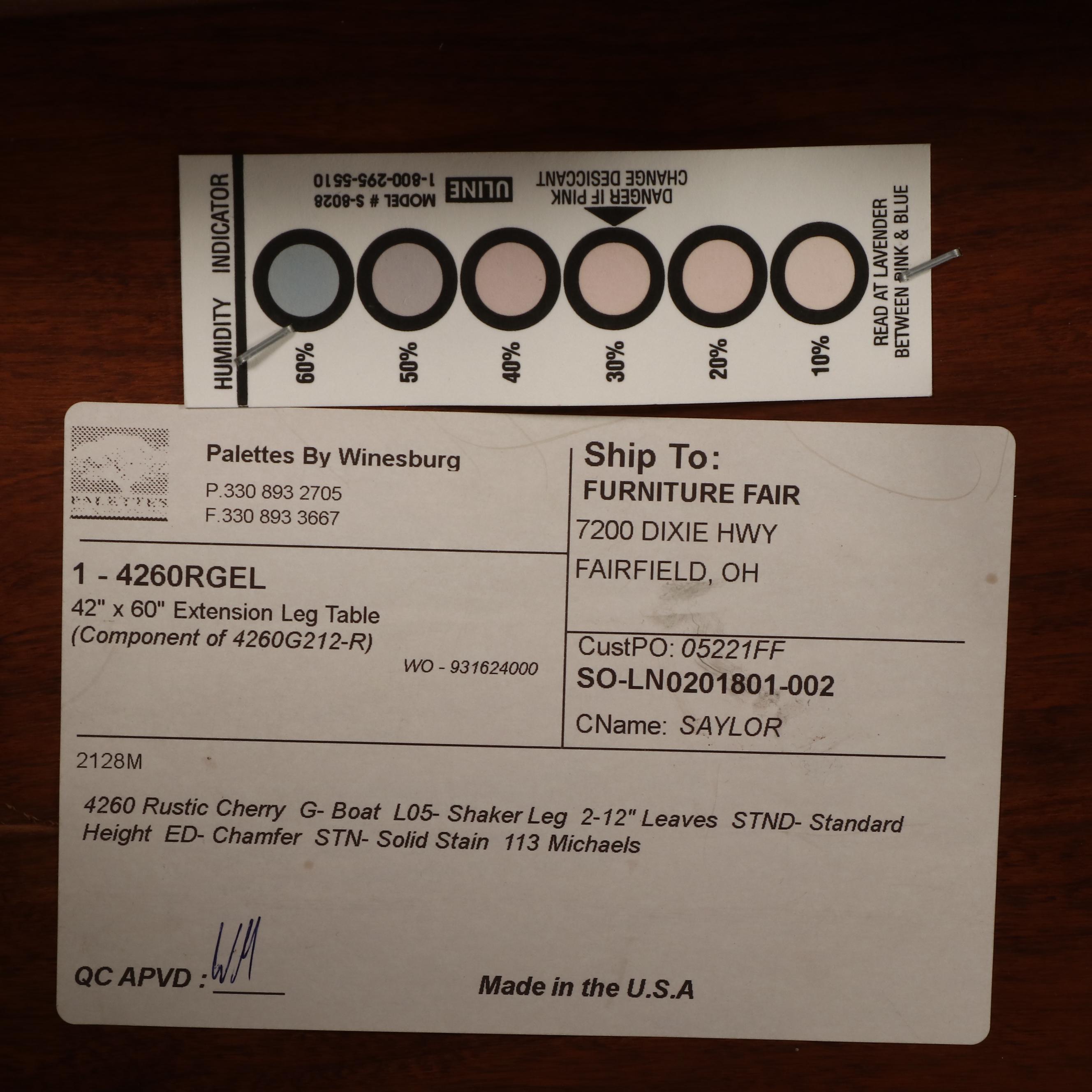 Nine-Piece Dining Set, Incl. Palettes by Winesburg and Ballard Designs