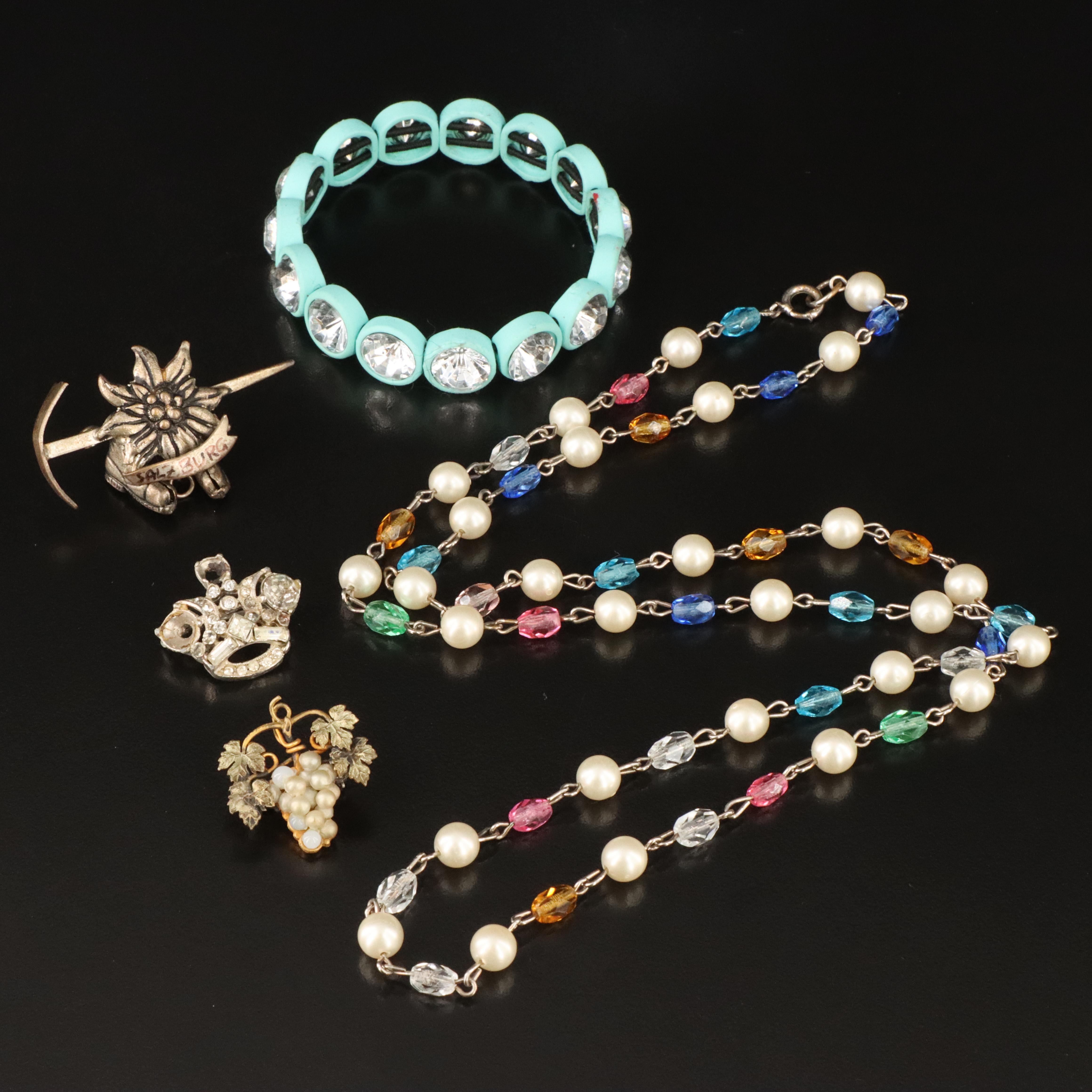 Salzburg, B&B Co. Grape Brooches Featured in Jewelry Collection