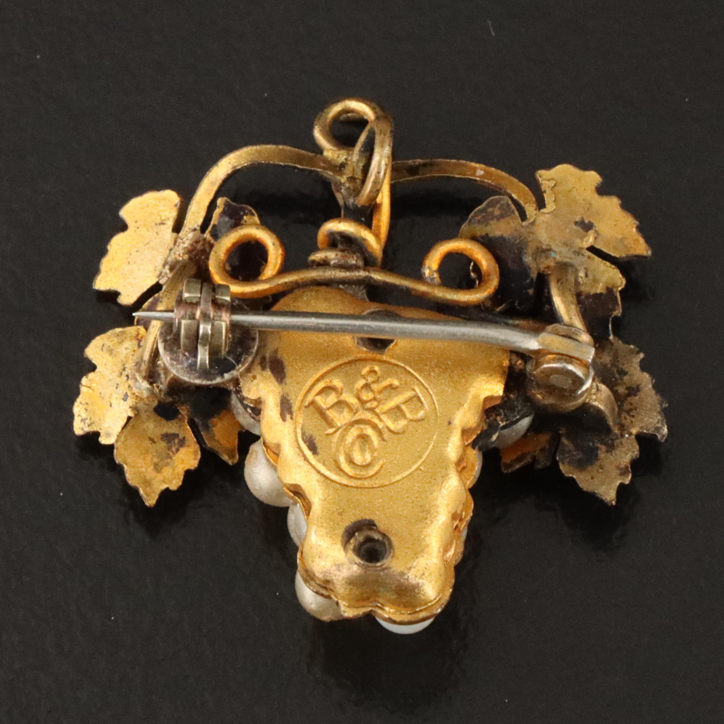 Salzburg, B&B Co. Grape Brooches Featured in Jewelry Collection