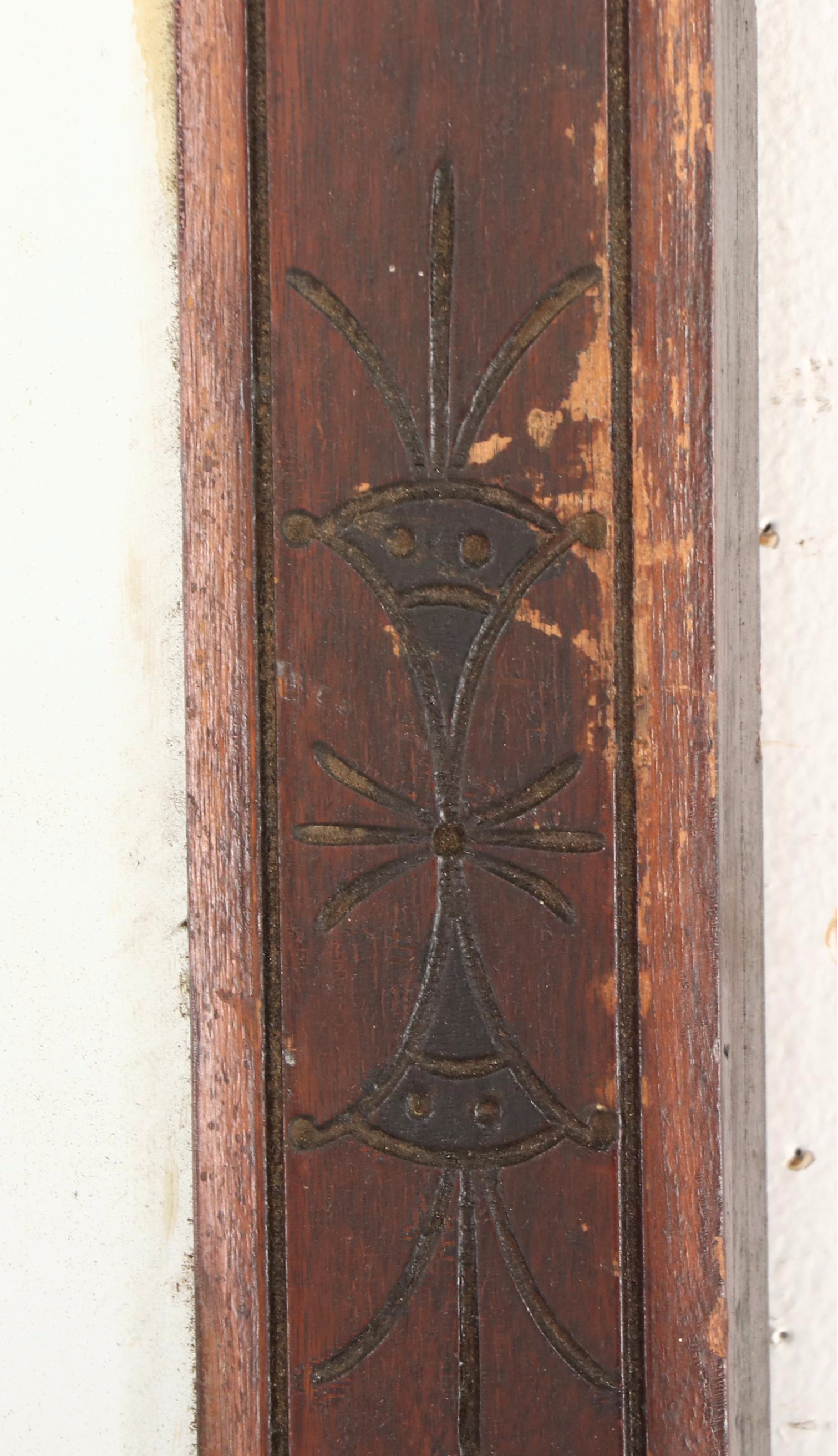 Victorian Eastlake Carved Wood Pier Mirror